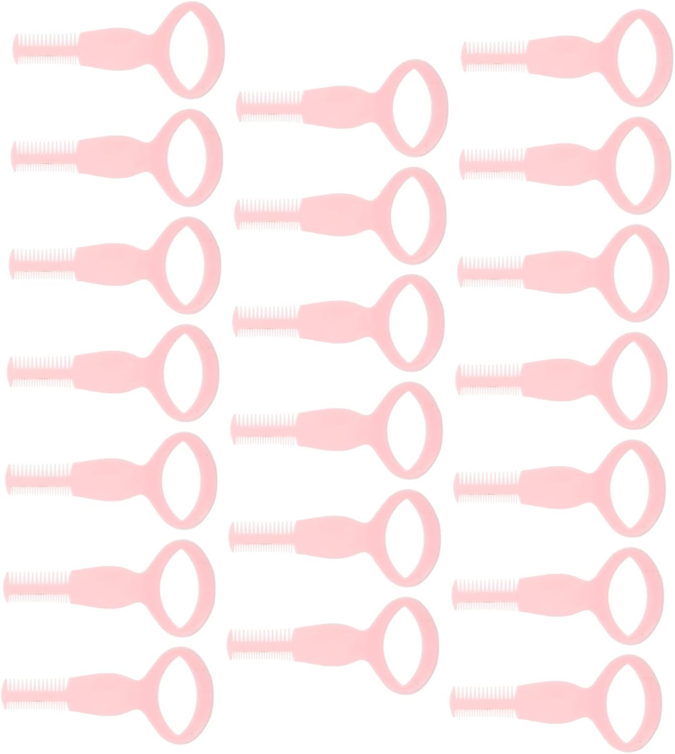 Baluue 20Pcs One Mascara Shield Applicator Eyelash Brush Makeup Tool for Mascara Declumper and Lash Tool Random Color image number 5