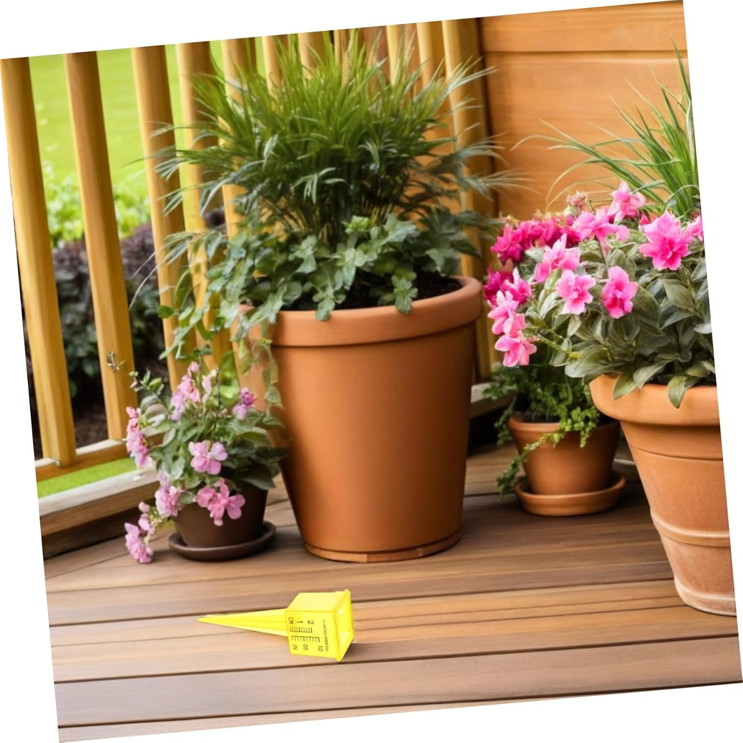 INOOMP 20Pcs Lawn Watering Gauge Wide Mouth Sprinkler Rain Gauge for Outdoor Patio Garden Rainfall Measurement Tool Accurate Water Level Monitoring image number 5