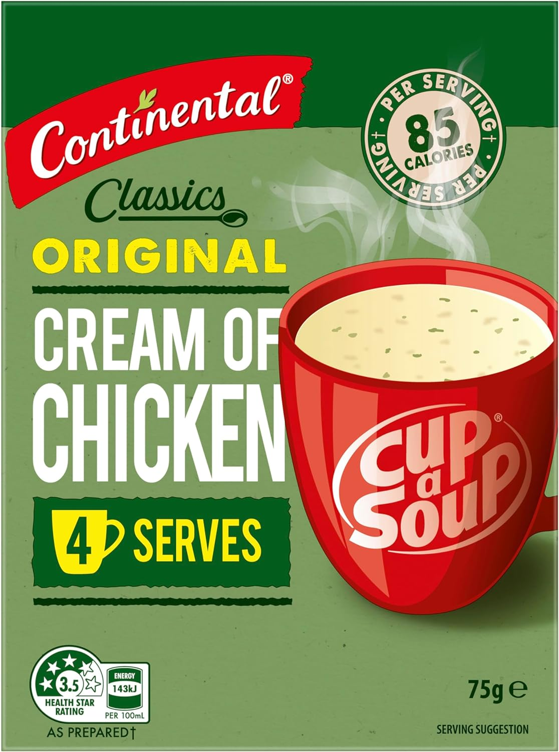 Continental Classics Original Cream of Chicken Cup a Soup 75 G image number 5