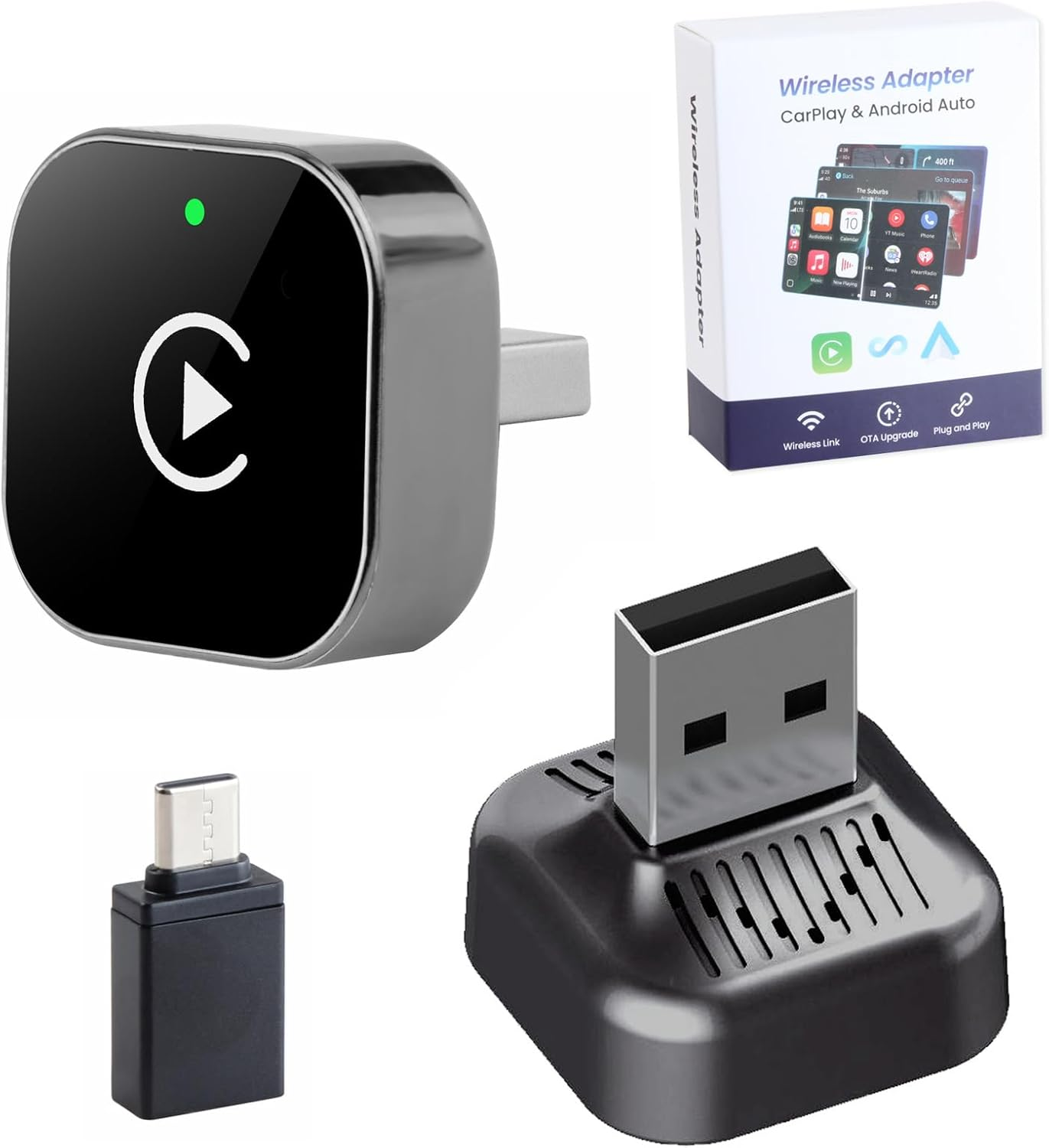 YUENTOEN Wireless Carplay Adapter, Wired Carplay to Wireless, Mini USB Design for Cars with Built-In Wired Carplay Plug and Play, Stable Connection, Easy Use Car Play for Iphone image number 5