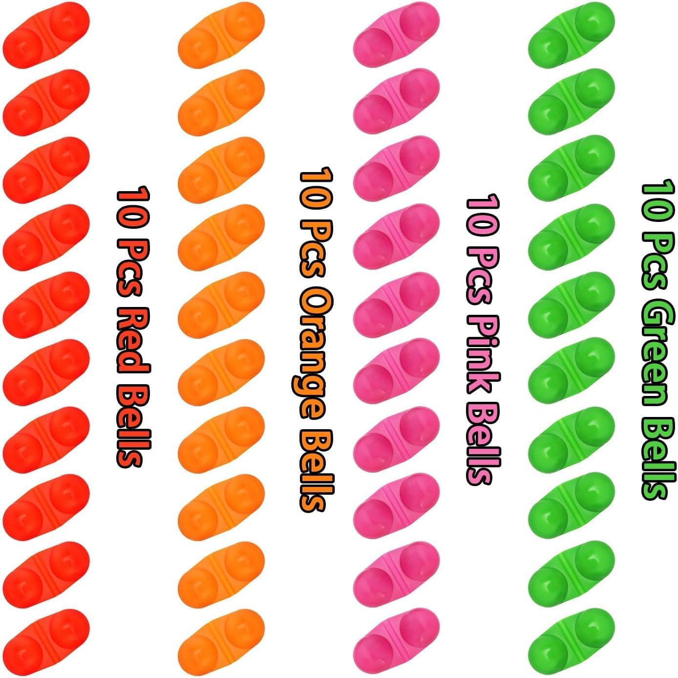 Hopkell Catfish Rattle Bells, Fishing Double Rattle Bell Fishing Attractor, Catfish Rattles for Fishing, Fishing Alarm Tools image number 4