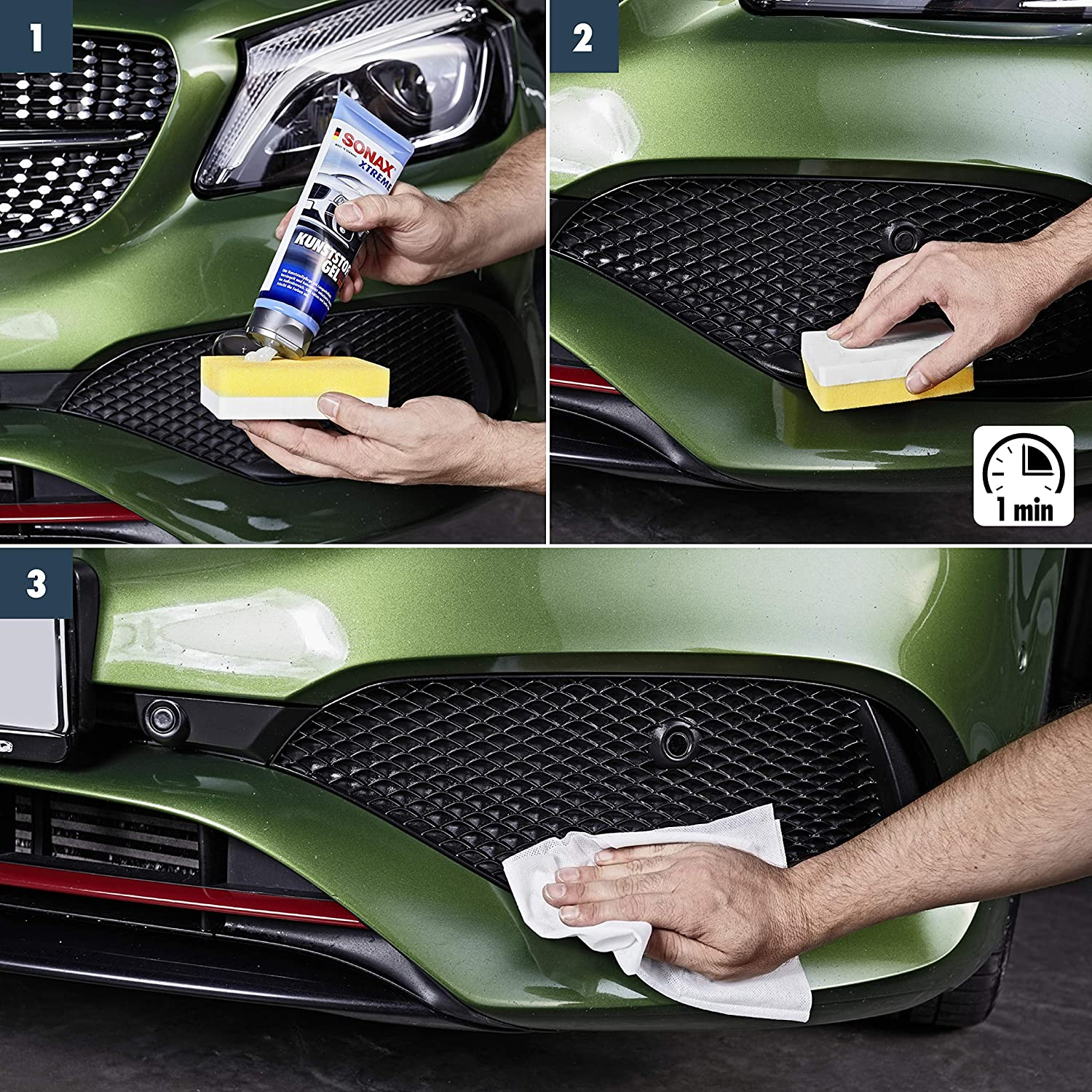 SONAX Xtreme Plastic Restorer Gel (250 Ml) - Plastic Care with Long-Lasting Effect. Seals and Protects Unpainted Exterior Parts | Item-No. 02101410-810 image number 4