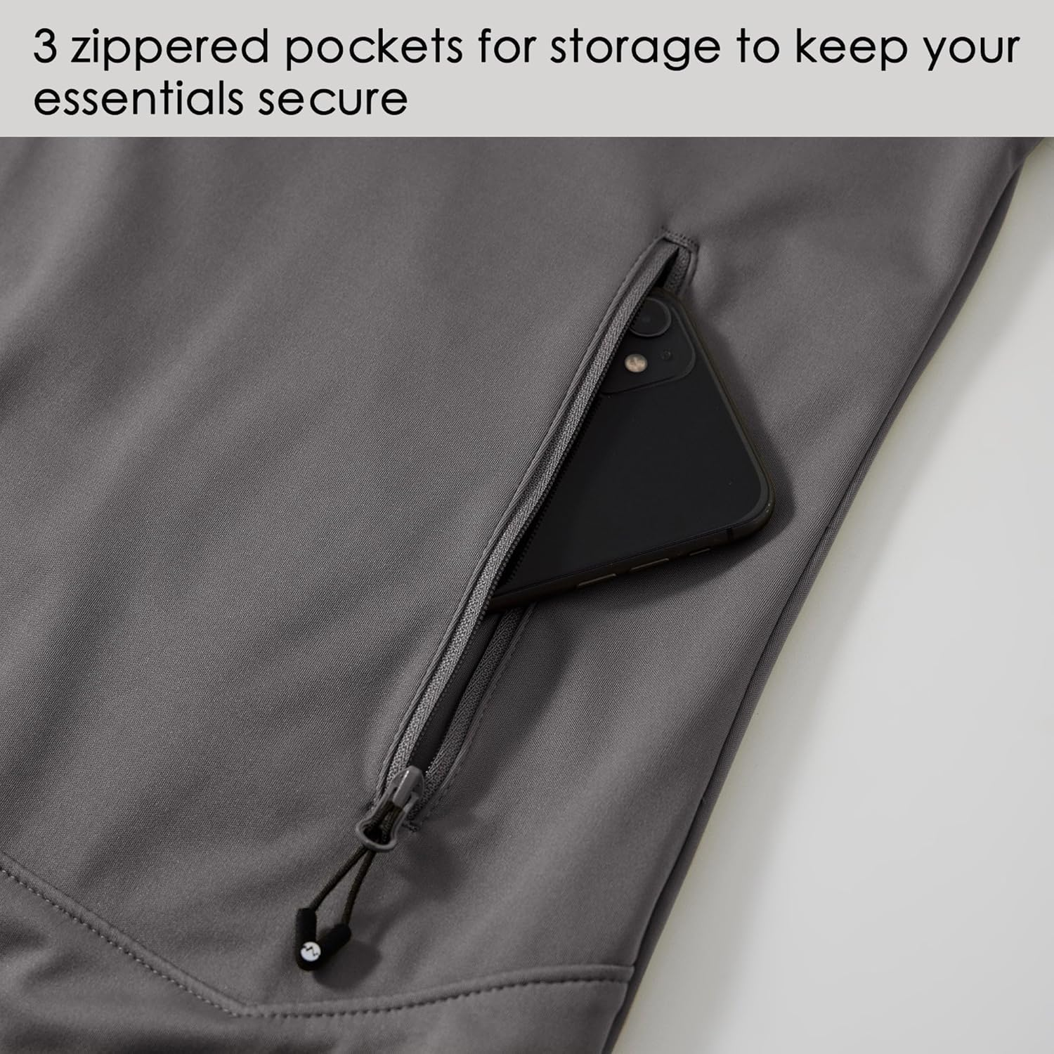 Willit Men'S Golf Vest Lightweight Softshell Vest Outerwear Sleeveless Jacket for Hiking Runing Causal image number 3