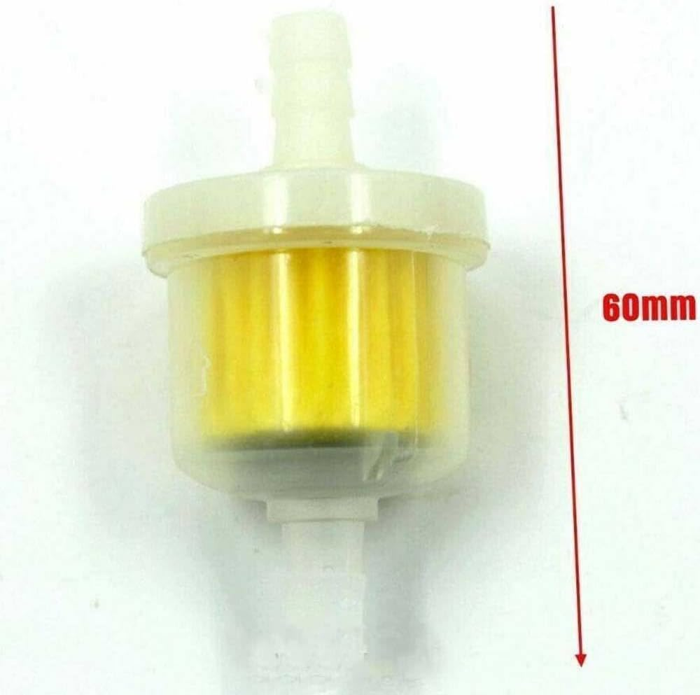 TDR 5 Pack Inline Petrol Gas Fuel Filter Easy Install for Mopeds, Scooters, Go Karts, Dirt Atvs (50CC-125CC) Ideal for Motor Bikes, Quads, Pit Dirt Trail & Pocket Mini Bikes image number 3
