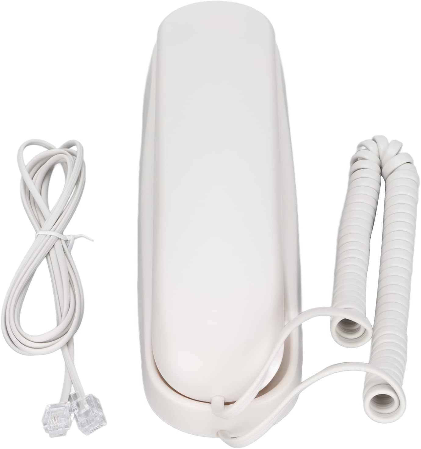 Wall Mounted Home Phone, Corded Telephone, FSK DTMF Dual System, Pausemute Function, Space Saving, Powered by Telephone Line, for Hoteloffice image number 4