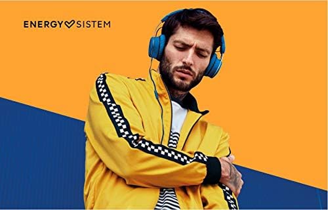 Energy Sistem Headphones Urban 3 Mic Blue (Deep Bass, Comfortable Ear Pads,Metal Finishes, Control Talk) image number 5