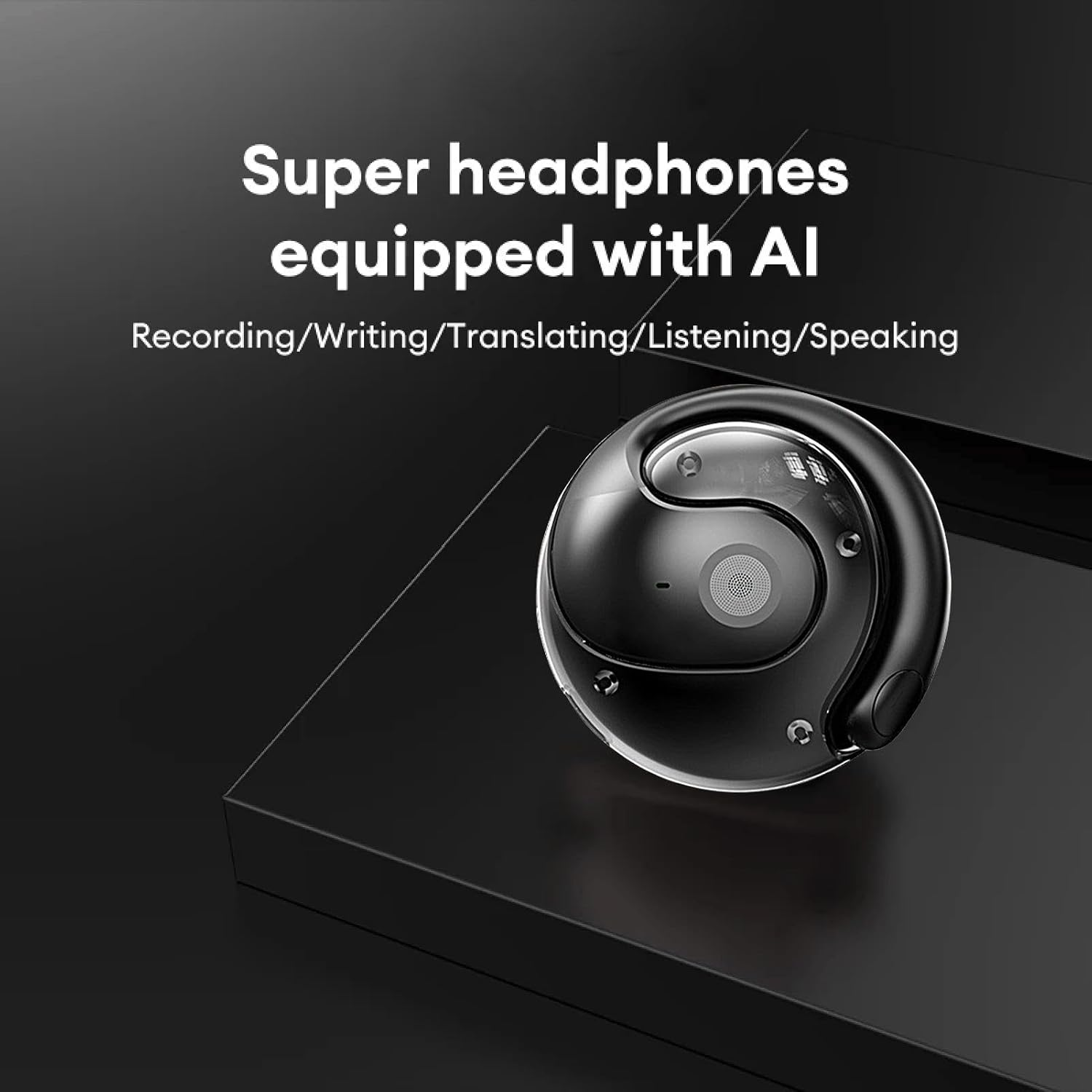 Hy-T26 Pro Wireless Bluetooths Translation Earbuds, Audifonos Traductores De Idioma En Tiempo Real, Hy-T26 Pro Language Translator,Language Translator Earbuds Real Time, Supports 73 Languages (Black) - Purple image number 5