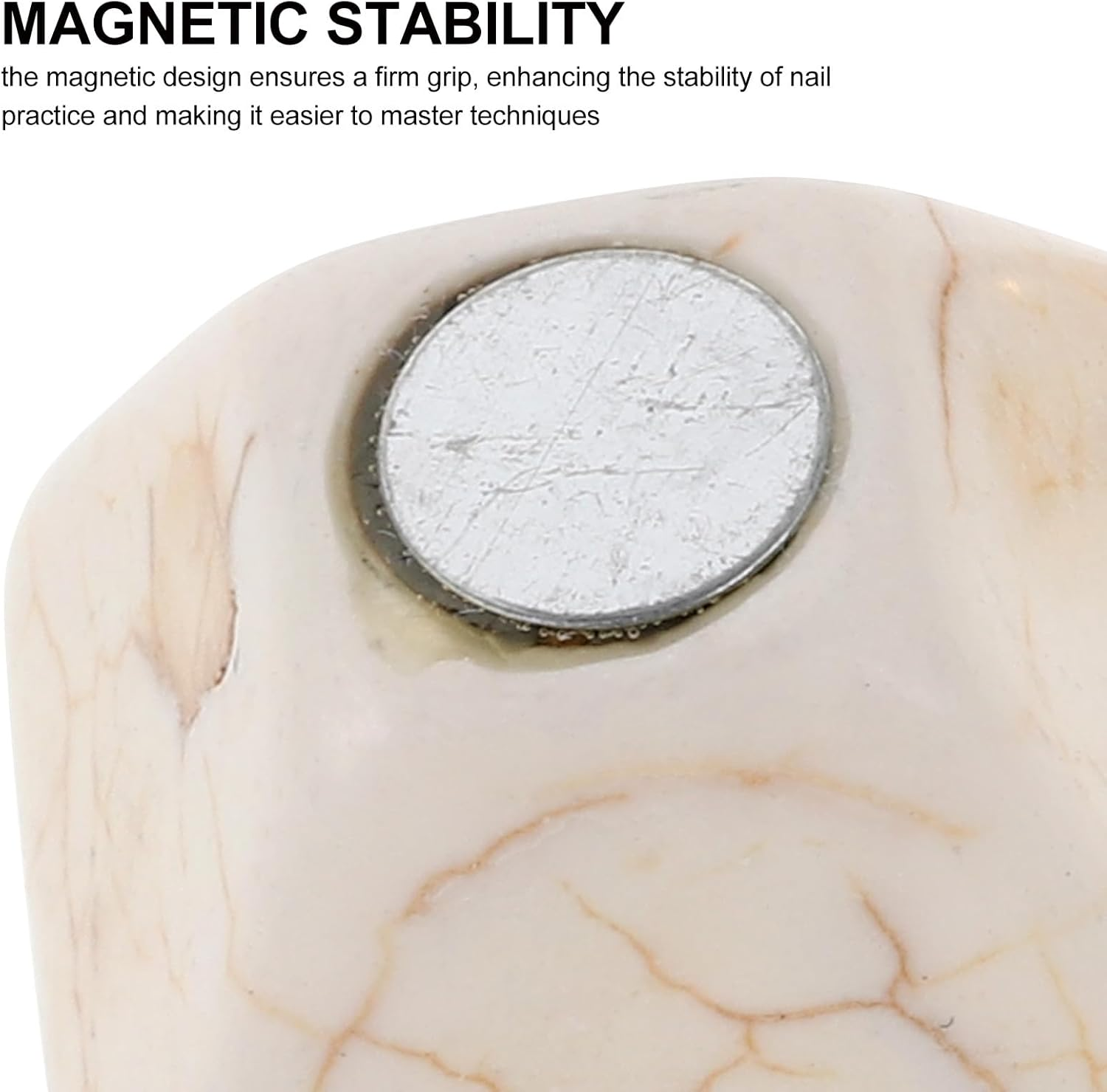 NIYANGLE 10Pcs Nail Stand: Magnetic Nails Art Display Practice Holder Painting Stand False Press on Fake Holder for Home Diy Salon Supplies image number 2