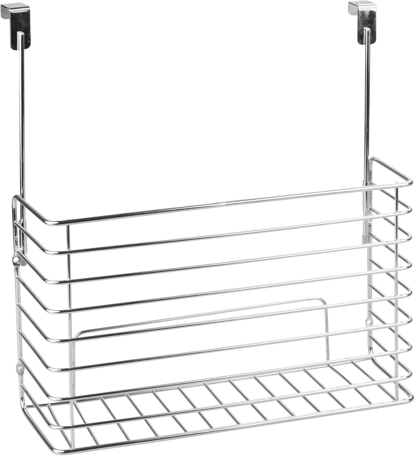 Interdesign Classico over the Cabinet Kitchen Bakeware Organizer Basket for Cutting Boards, Baking Sheets/Pans - Chrome image number 3
