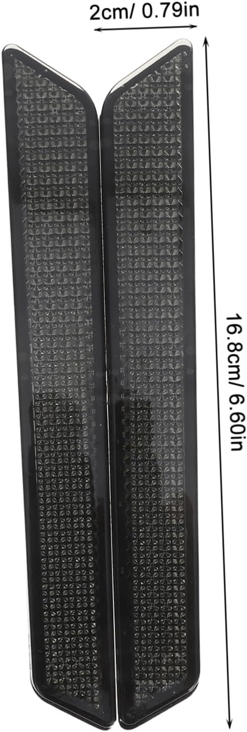 Abs Plastic Reflective Latch Covers for Touring Saddle Bags Night Riding Safety Reflector Inserts Motorcycle Accessories with Easy Installation Grey - White image number 4