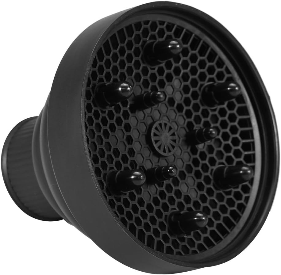 Silicone Hairdryer Diffuser Folding Hair Blower Professional Salon Hairdressing Styling Tool Universal Hood Cover Black