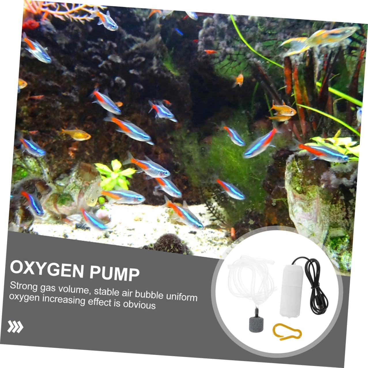 COHEALI 2 Sets Rechargeable Fish Tank Oxygen Pump Quiet USB Aquarium Air Pump with Low Power Consumption High-Grade Plastic Energy-Saving Aerator for Home and Professional Use Random Color image number 2
