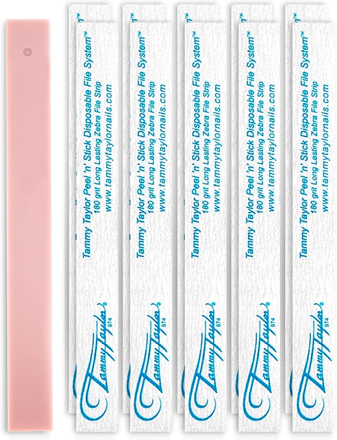 Tammy Taylor Peel 'N' Stick Long Lasing Zebra File 180 Grit 10-Pk