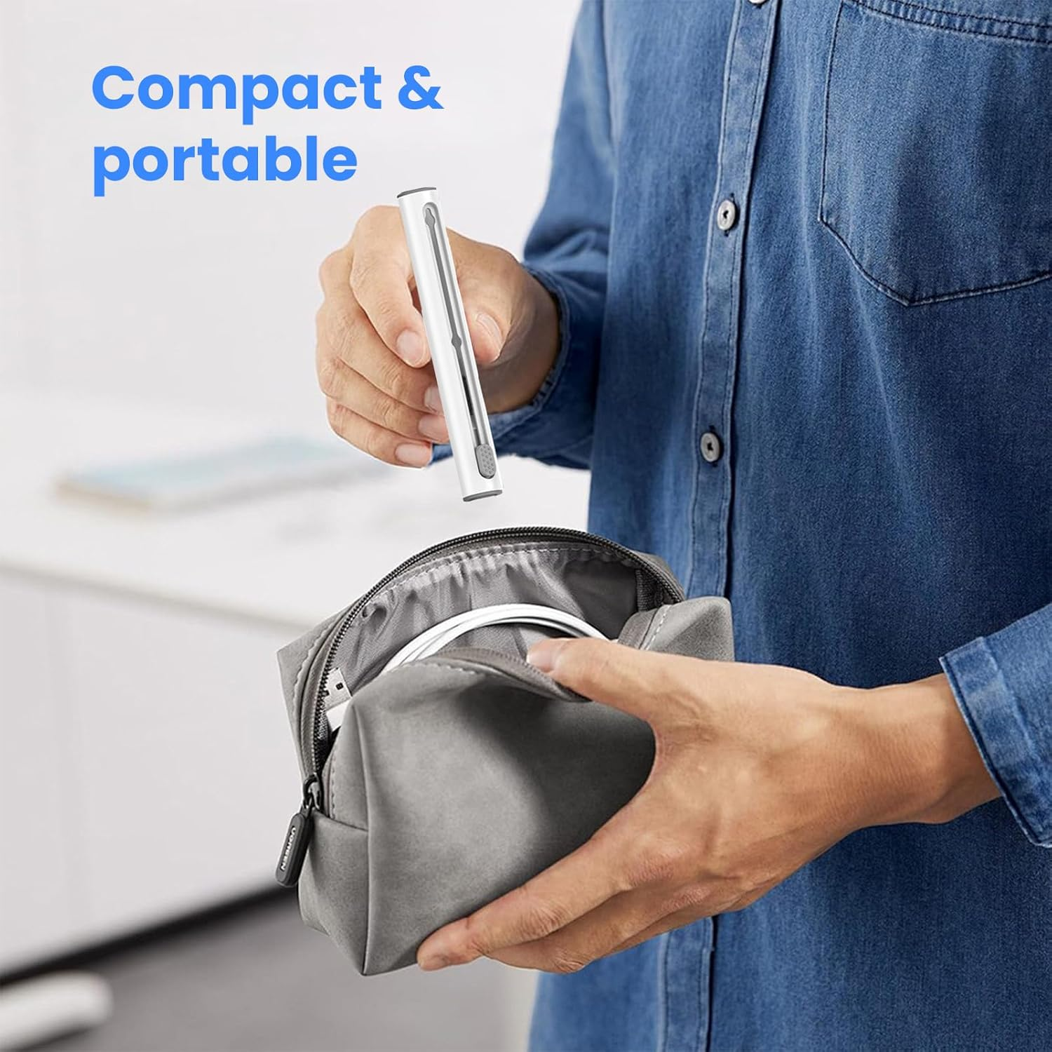 Agwenkui 4 Pairs Replacement Ear Tips for Airpods Pro & 2Nd - Replacement Ear Tips with Noise Reduction Technology Cleaning Tool for Airpods 1 2 3 Pro Series (Soft Silicone Material)