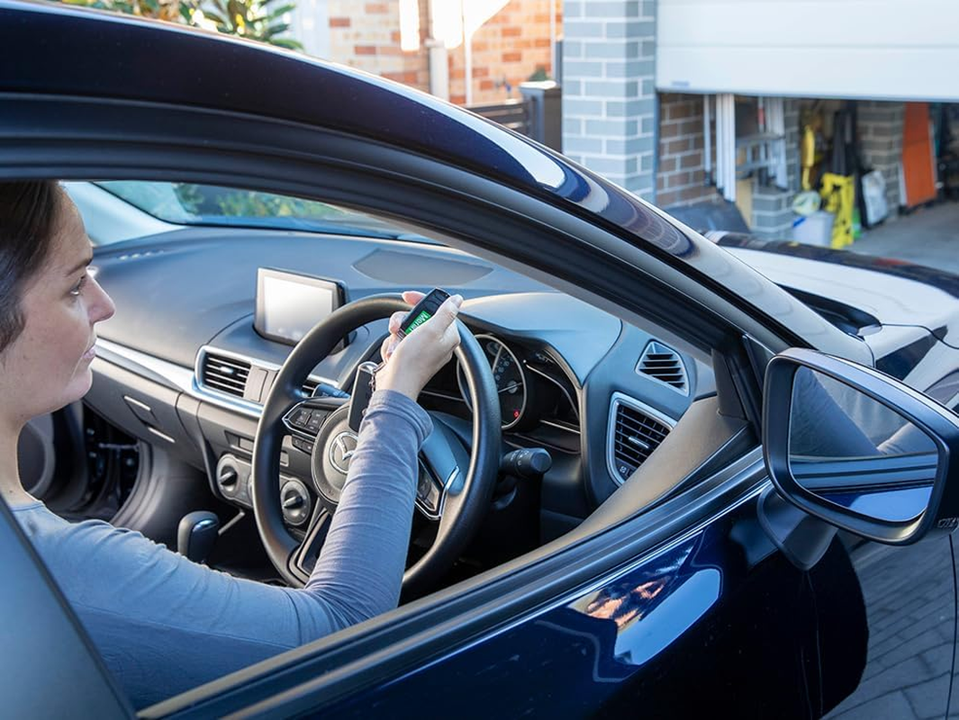 Merlin E960M 4 Button Garage Remote - Security+ 2.0 & Security+ Compatible Garage Door Opener, Control 4 Doors, Long Range, LED Indicator, Durable Design with Confirmation Flash image number 2