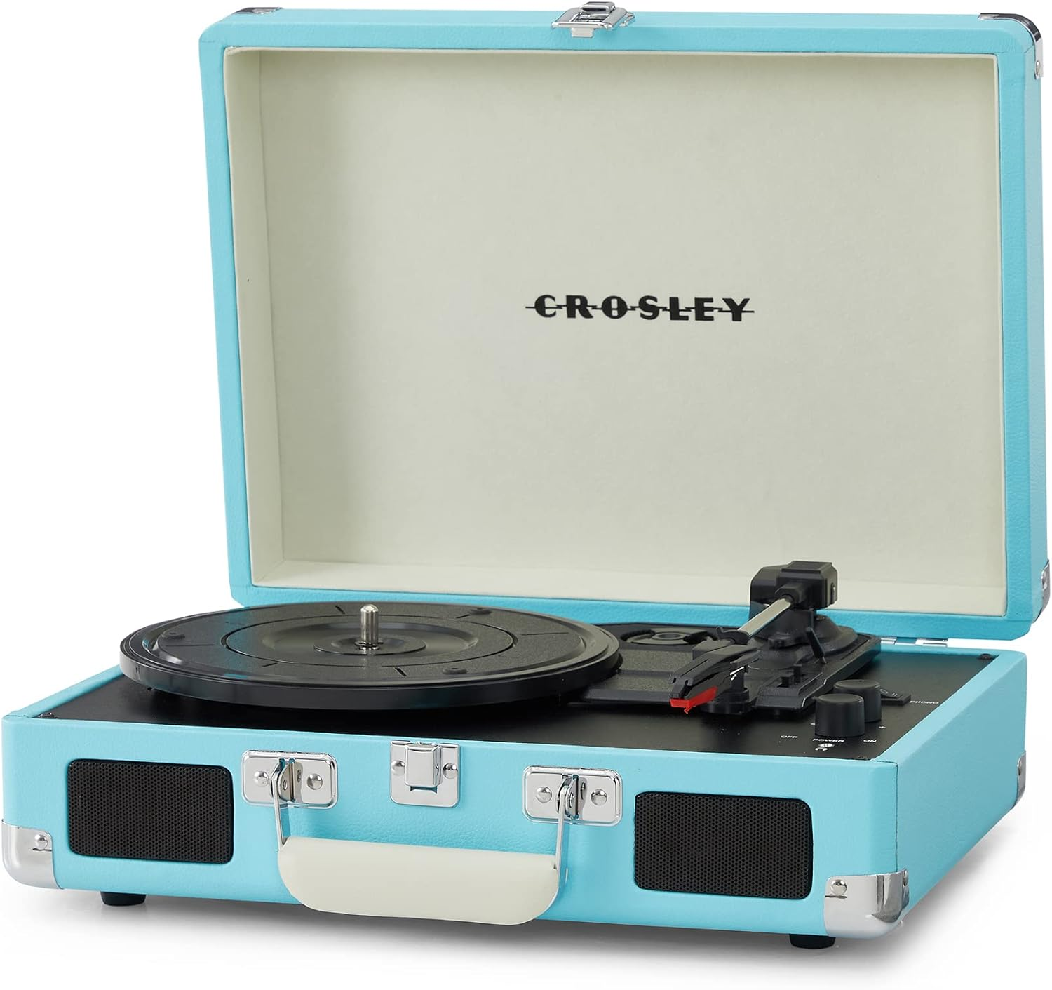 Crosley Cruiser Bluetooth Portable Turntable (Turquoise) and John Coltrane - My Favorite Things [Bundle]