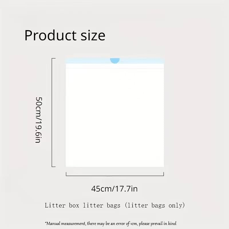 Furever Love 60 Count Trash Bags for Automatic Cat Litter Box Self Cleaning, Replacement Extra Large Liners for Robot Box, 60 Rolls Drawstring Waste Bags, 50Cm X 45 Cm (4 Rolls/15 Counts) image number 3