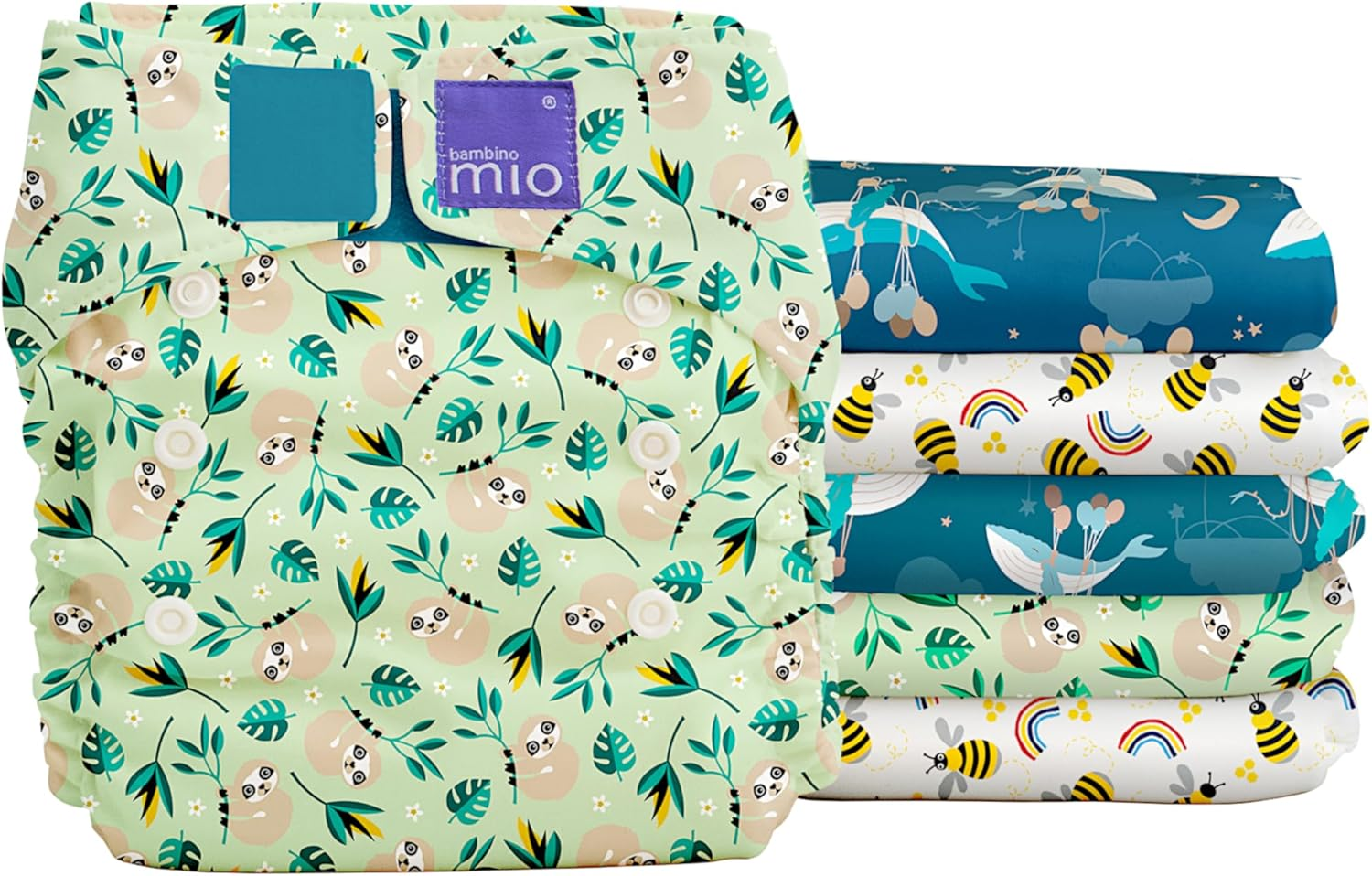 Bambino Mio, Miosolo Cloth Nappy Set, Mixed