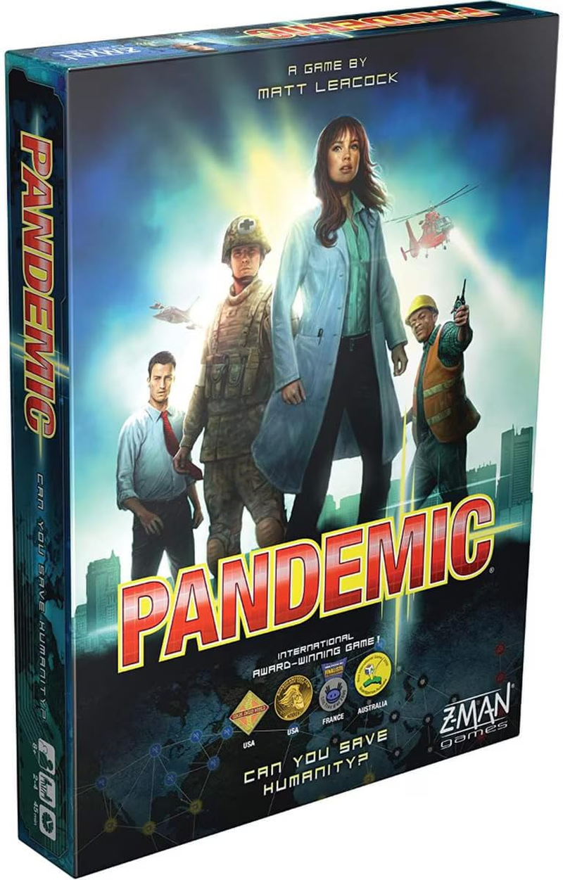Z-Man Games Pandemic Board Game - 2 Players, Ages 10+ image number 1