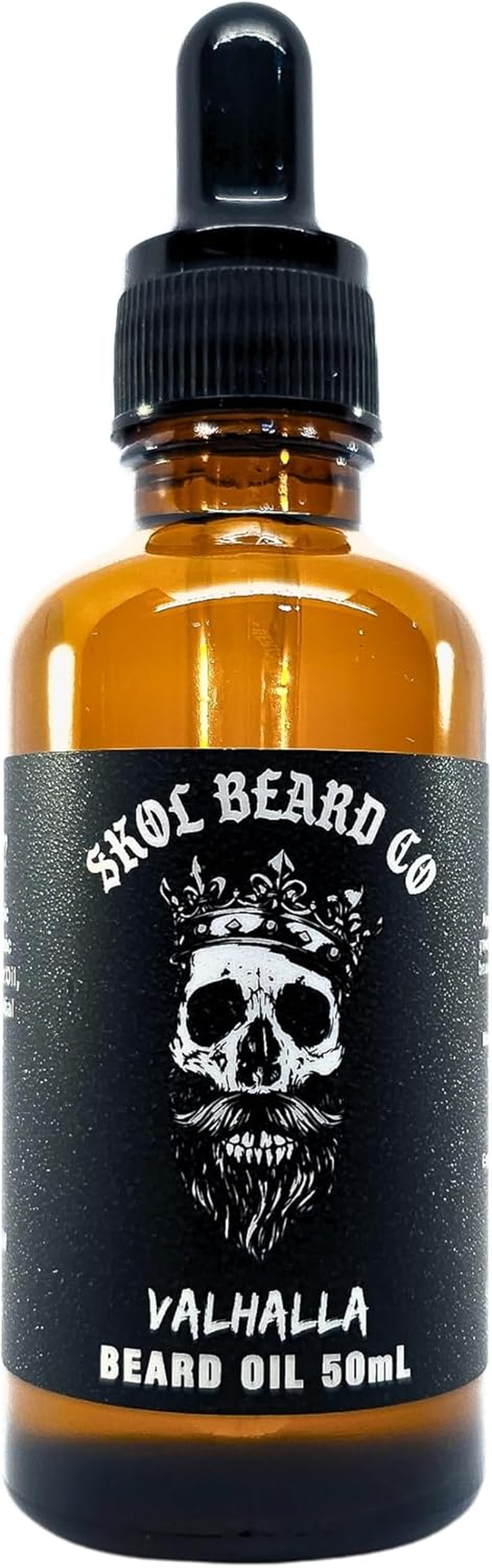 Premium Beard Oil in Valhalla, 50Ml | Infused with Jojoba, Almond, and Essential Oils for a Soft, Healthy Beard Hair Growth image number 1