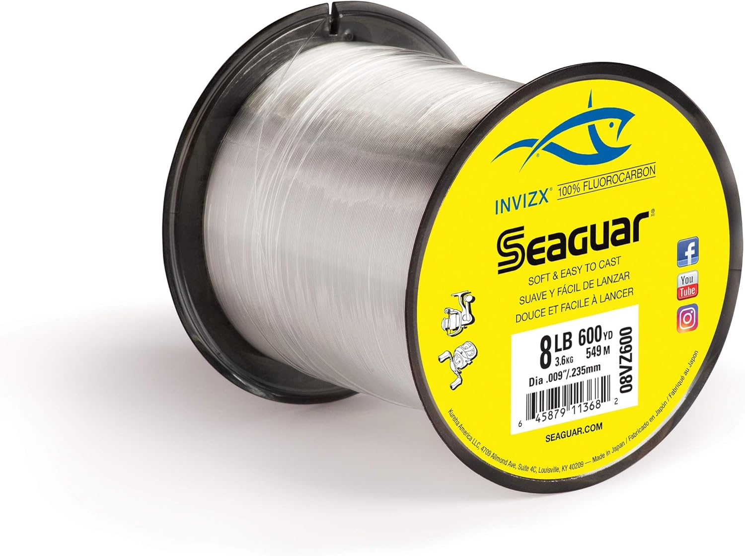 Seaguar Invizx Fluorocarbon 600 Yards image number 3