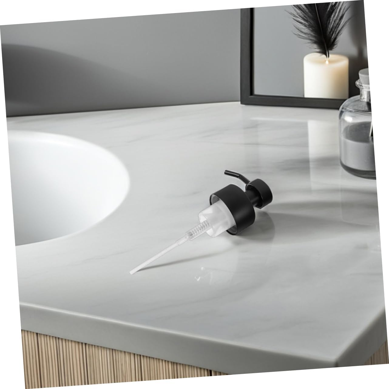 RORPOIR 2Pcs Stainless Soap Pump Replacement for Dispenser Foam Soap Dispenser Pump for Shampoo Lotion image number 2