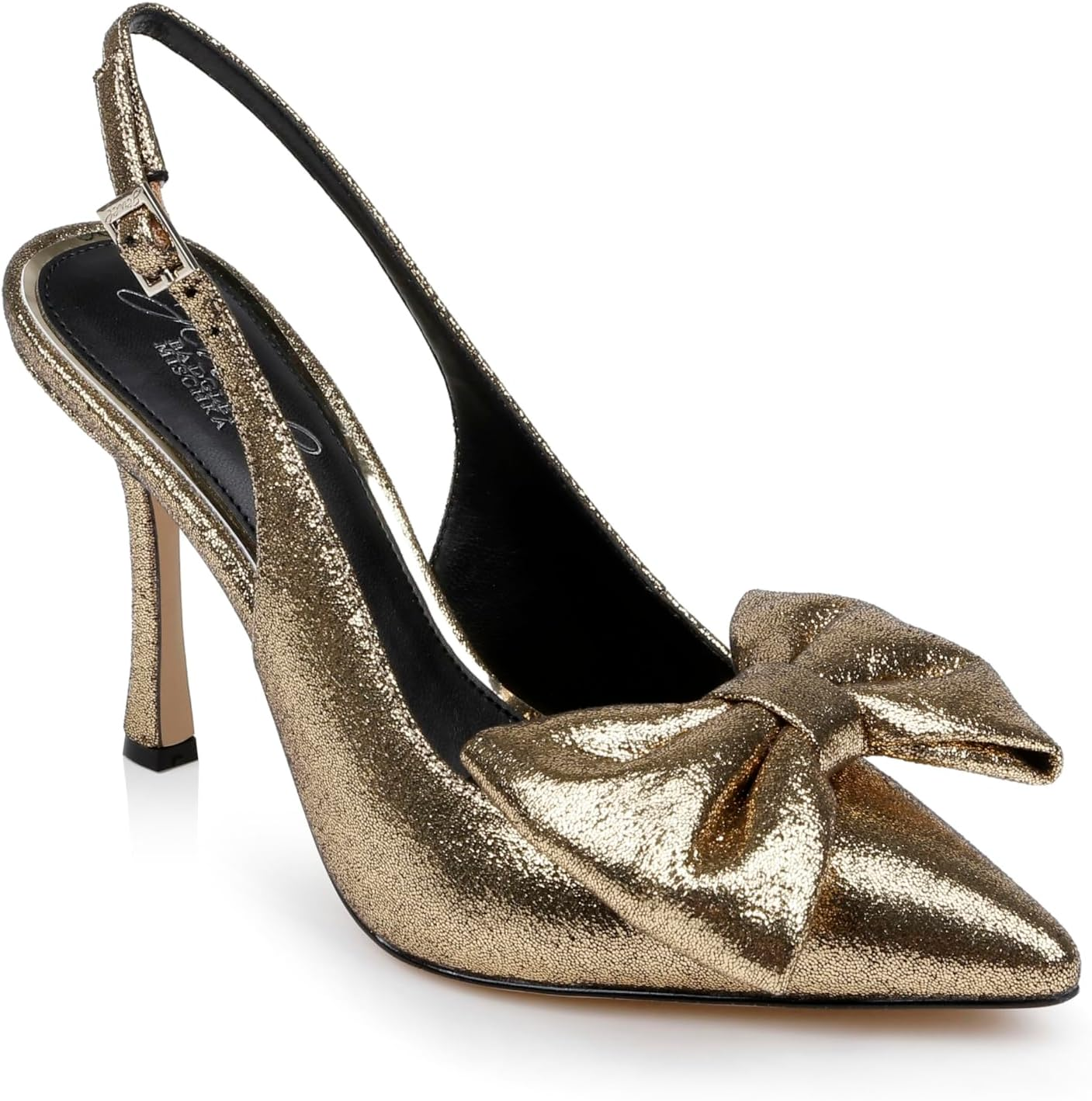 Jewel Badgley Mischka Kourtnay Stiletto Slingback with Large Bow