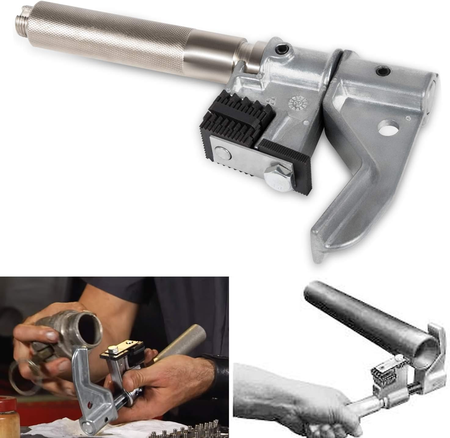 E-Cowlboy 7402 Universal outside Thread Chaser Repair Tool for 1-1/4&rdquo; to 5&rdquo; O.D. with 216884 Standard Thread 6 Dies Set image number 4