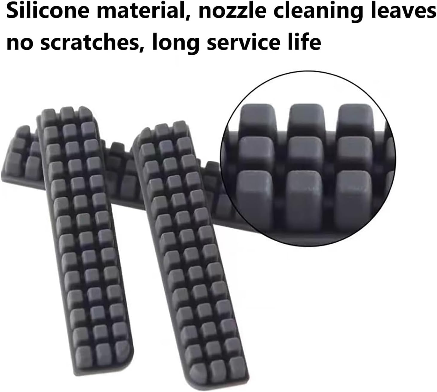 LEOWAY A1 3D Printer Nozzle Brush Replacement Kit, Nozzle Wiper Cleaning Tool for 3D Printer Hotbed,3D Printer Accessories(6Pcs)