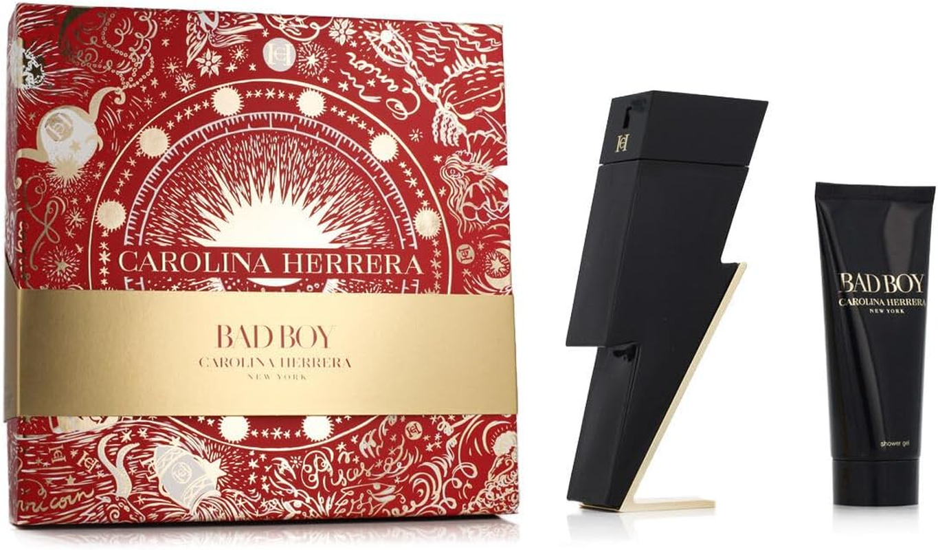 Carolina Herrera Bad Boy 100 Ml EDT + 100 Ml Shower Gel, 100 Ml image number 2