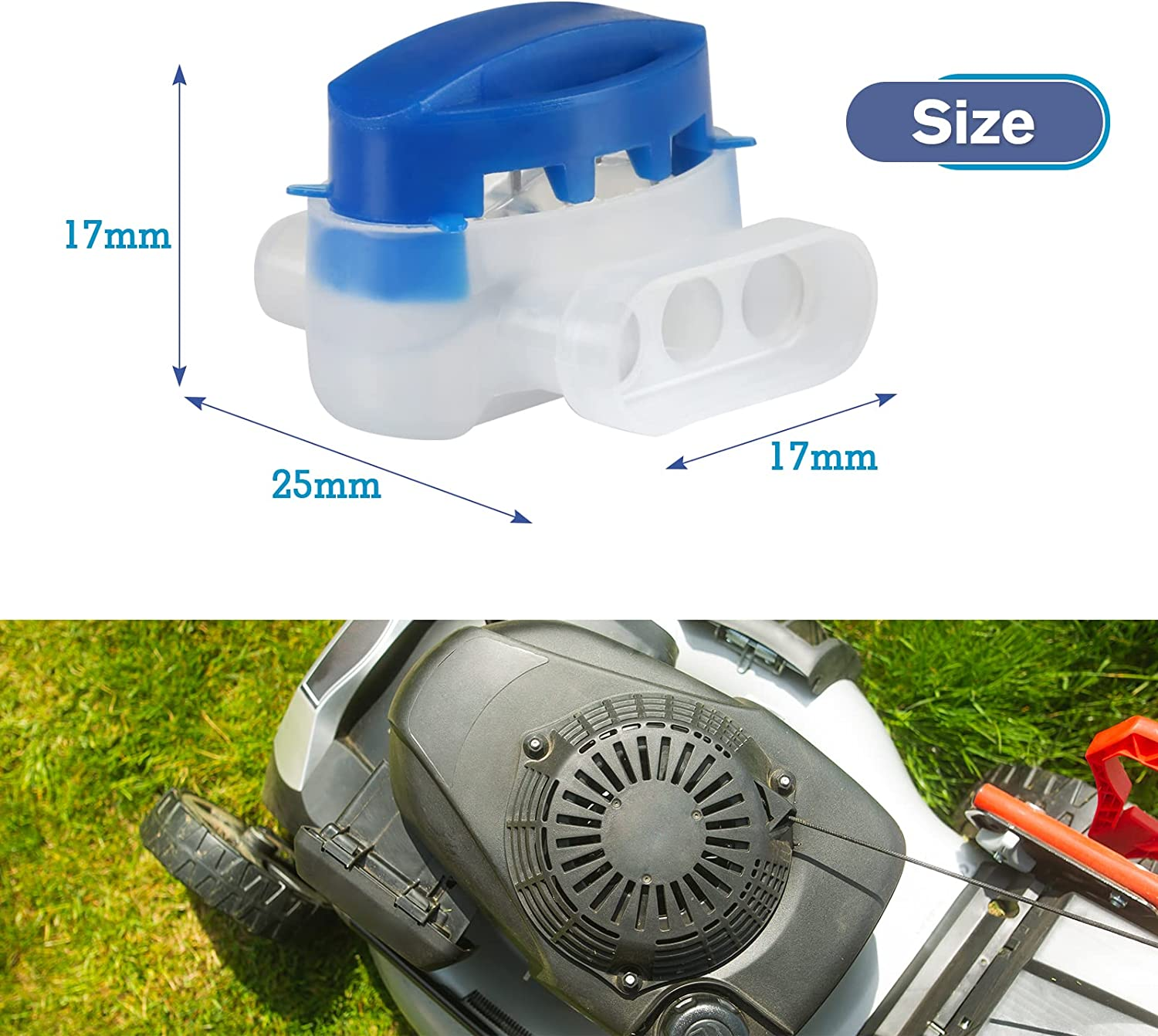 GWHOLE Pack of 20 Cable Connector Electrical Wire Connectors for Robotic Lawn Mowers, Irrigation Applications image number 4