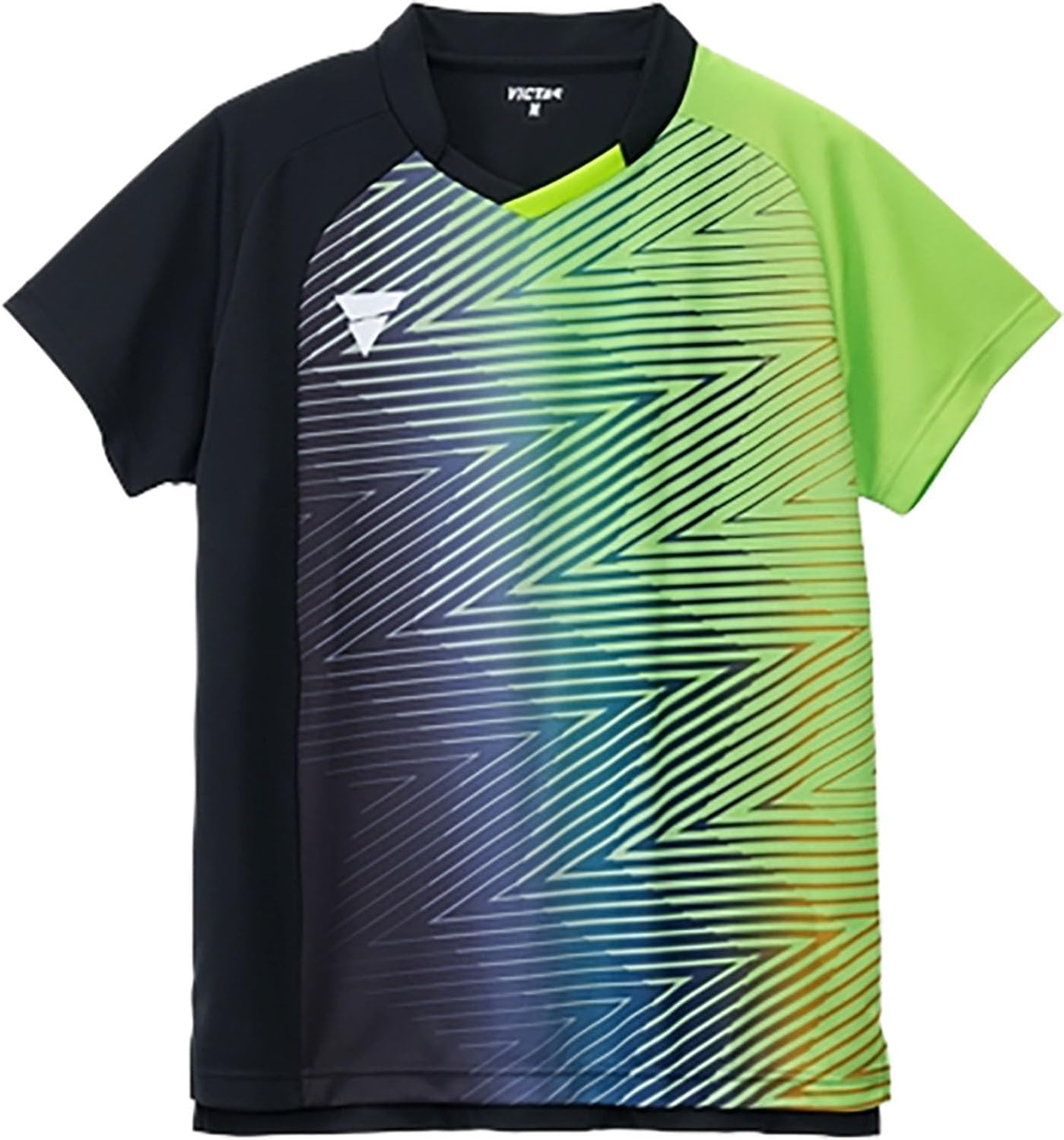 Victoras V-GS551 Table Tennis Game Shirt, JTTA Certified, Sweat Wicking and Quick Drying, Stretchy