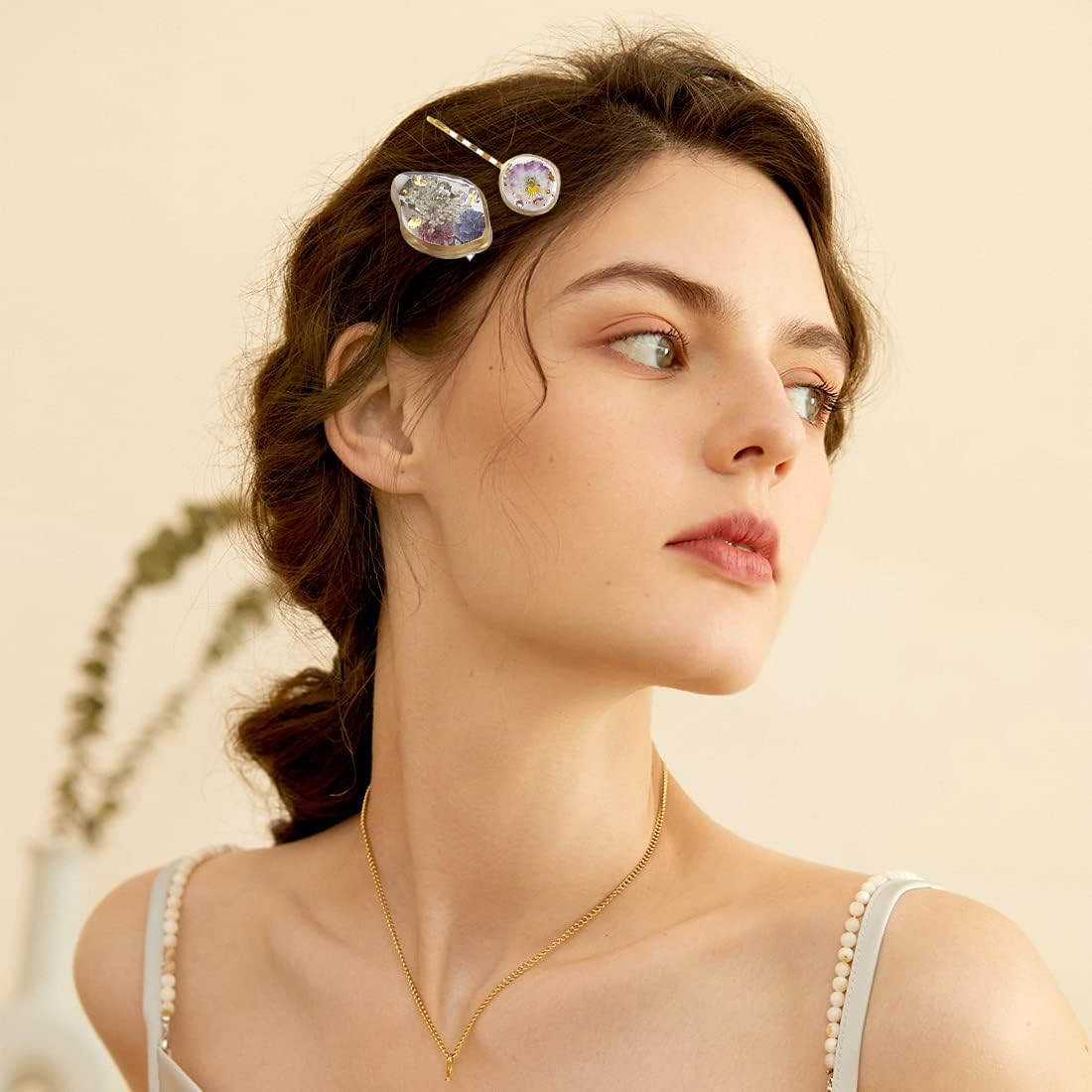 Voyyphixa Hair Clips Silicone Moulds Epoxy Resin Hair Pin Epoxy Resin Moulds with 16 Hair Clips Jewellery Resin Casting Moulds Hair Clips Resin Mould for DIY Key Ring Bookmark (16 Hair Clips) - Hair Clips Mold image number 6