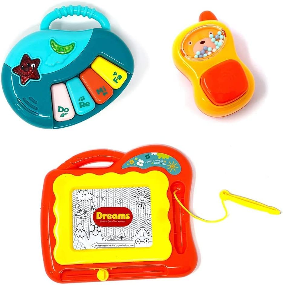 Musical Baby Push Walker Multi-Functional Steps Assistant Toddler Learning Activity image number 5