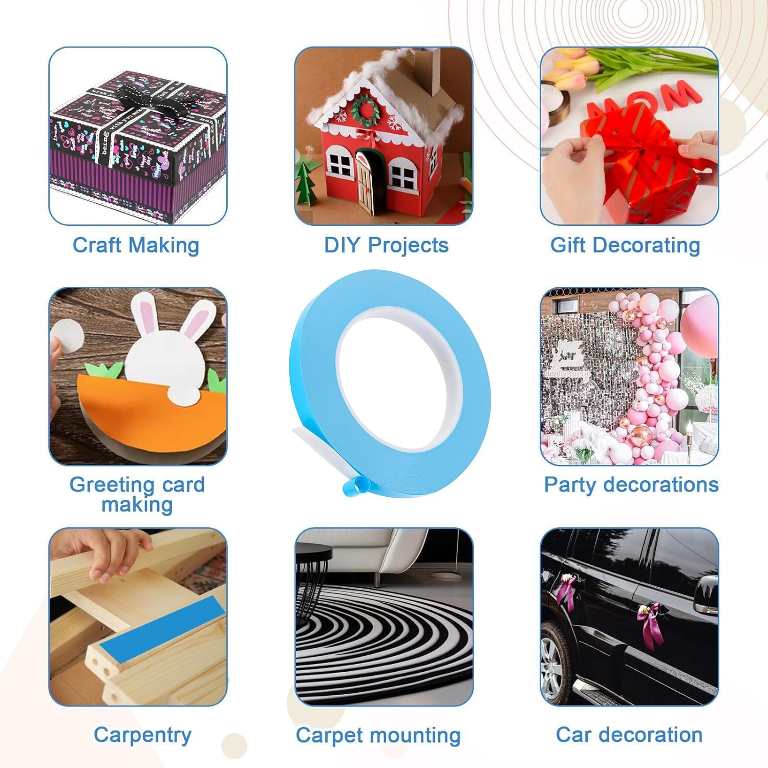 High Performance Thermal Adhesive Tape 25M X 10Mm - Double Sided Thermally Conductive Cooling Tape for Heatsink, LED Strips, CPU, GPU, SSD, IC Chip, Computer Components | 0.20Mm Thickness image number 1