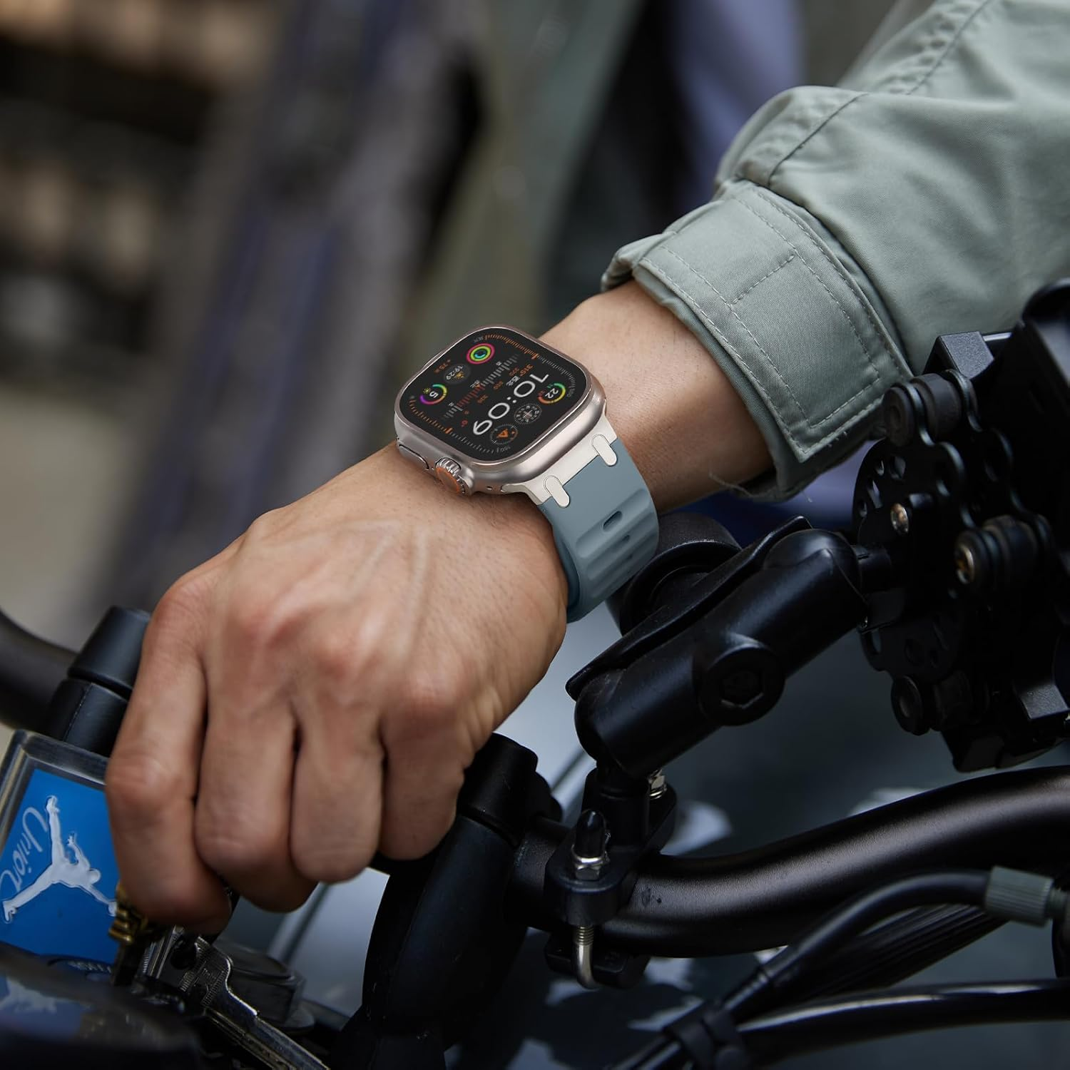 Sport Band for Apple Watch Band 49Mm 46Mm 45Mm 44Mm 42Mm(Series 3) Men,For Apple Watch Strap Silicone Wristband Bracelet Iwatch Ultra 2 Ultra Series 11 10 9 8 7 SE3 SE 6 5 4 3 Strap image number 3