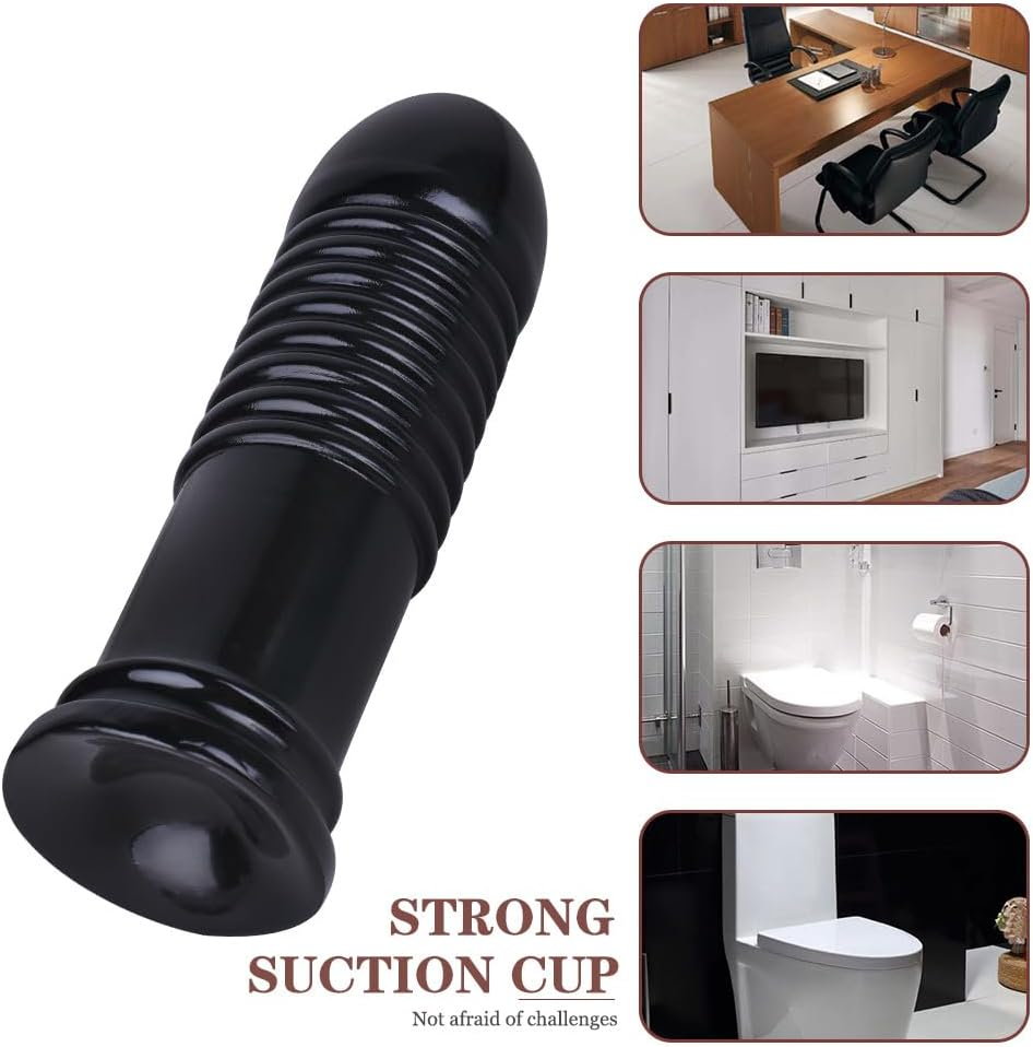 XL Anal Butt Plug BIG Dildo Dong Monster Fat Massive Thick Extra Large HUGE Silicone Ribbed Anal Beads Sex Toy image number 6