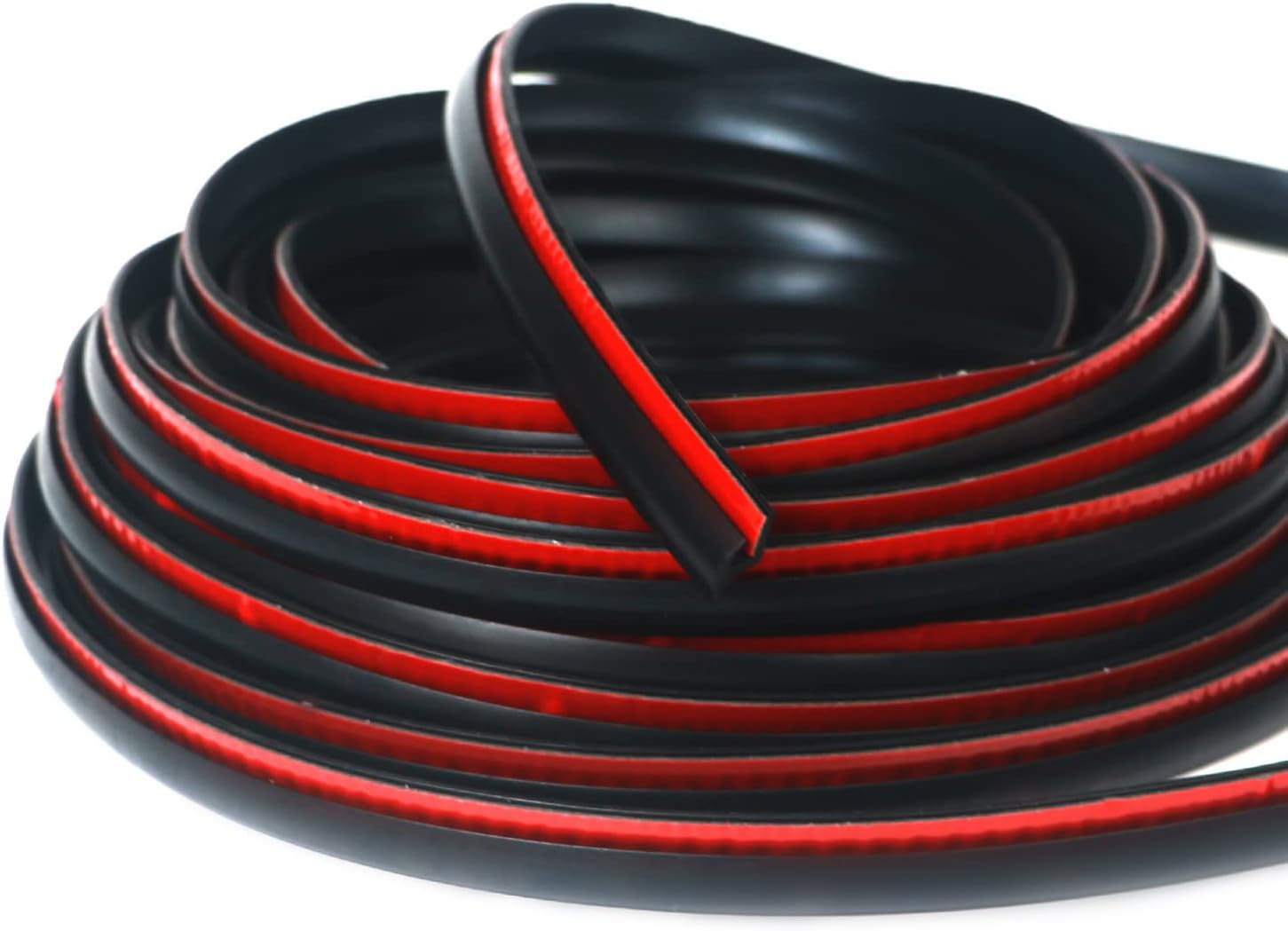 Sdano Fender Flare Rubber Seal,Fender Flare Edge Trim,Fender Flare Gasket,Fender Flares Trim Car Truck Wheel Wells,Bonds W/3M Automotive-Grade Adhesive Tape,Universal,T-Style,60&rsquo; Length FFET-60 image number 1