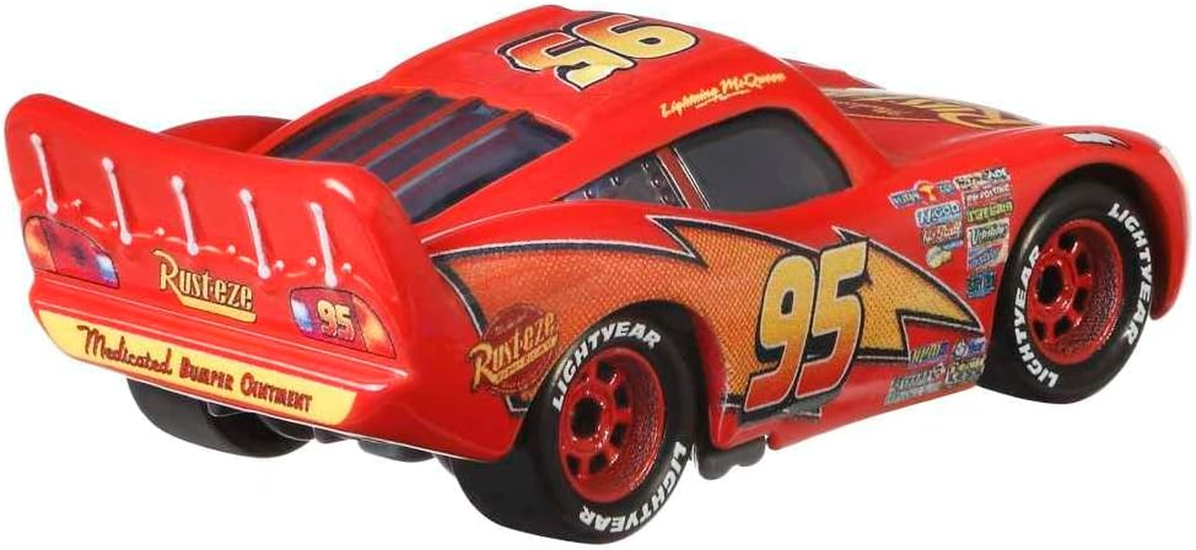 Disney Pixar Cars Lightning Mcqueen with Rusteze Sign Diecast Car