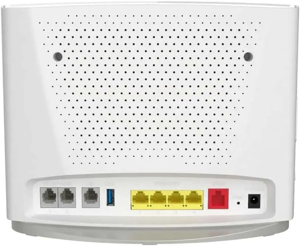 Netcomm NF20MESH Gigabit Ethernet Dual-Band (2.4 Ghz/5 Ghz) Wireless Modem Router, White image number 1