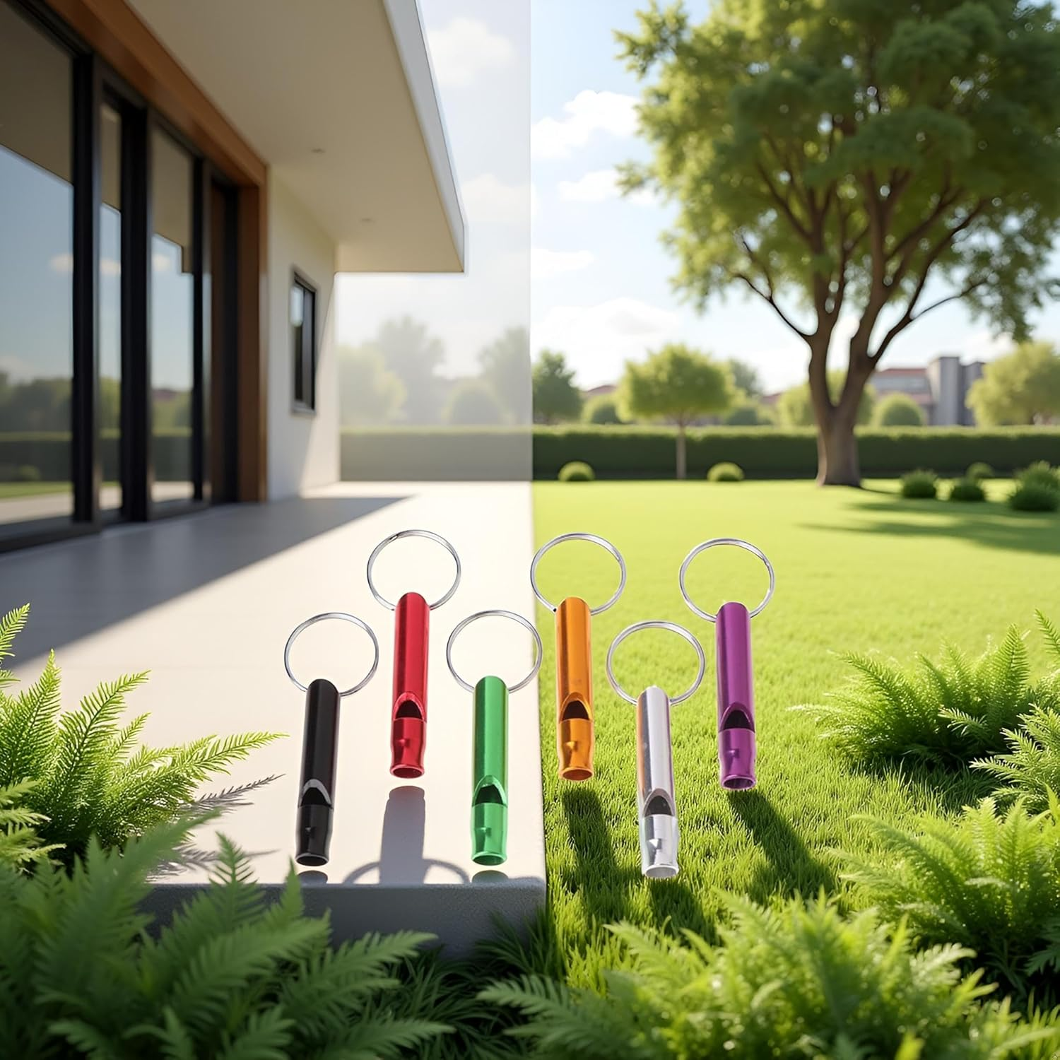 6 Pcs Ultrasonic Dog Training Whistles Metal Dog Training Whistles for Small Large Pet Dog Whistles Dog Flute Dog Whistles That Makes Dogs Come to You Dog Whistles That Makes Dogs Stop Barking image number 1