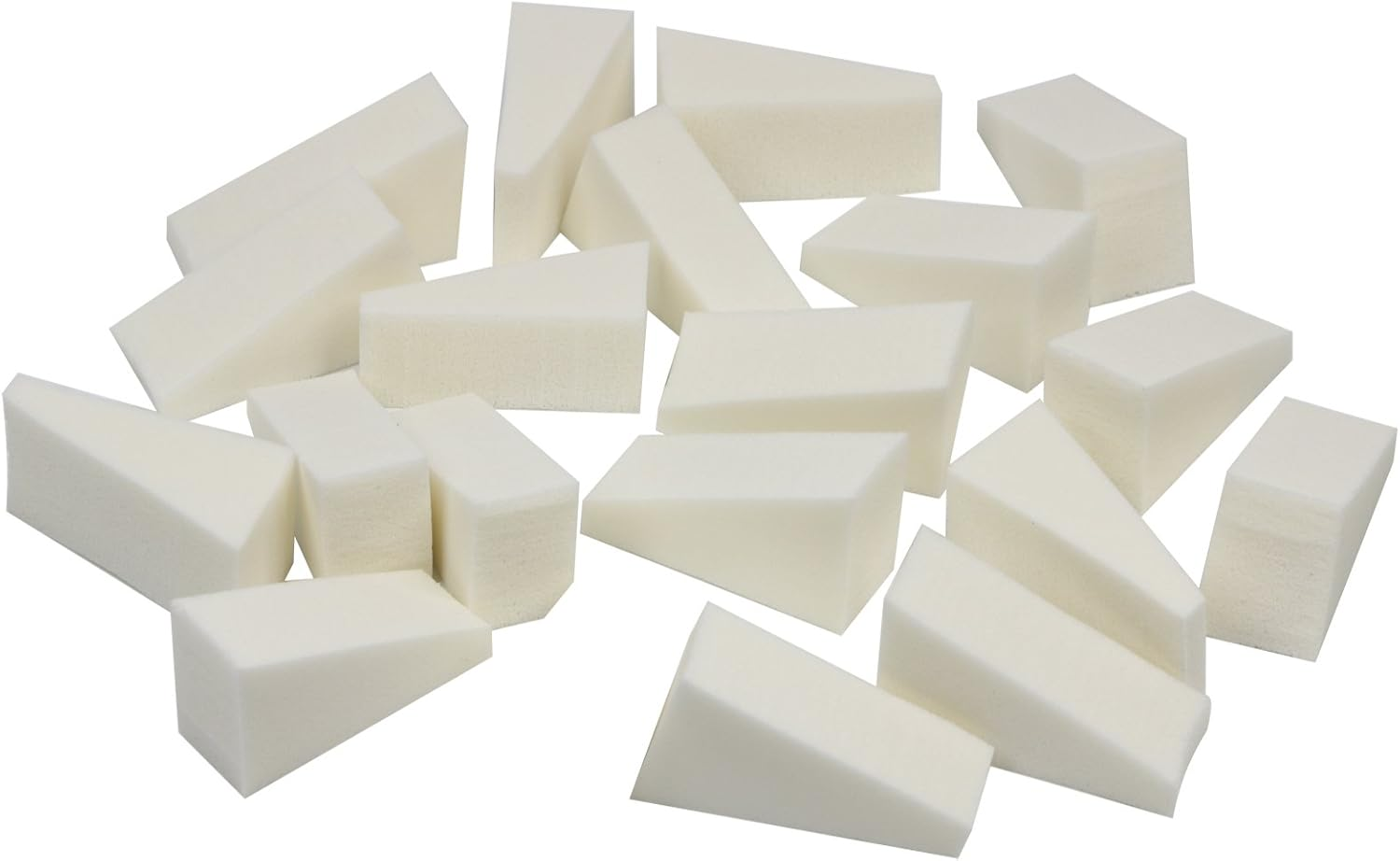 TRIXES 20 X Makeup Sponge Wedges Pro Beauty Foundation Blending and Nail Art image number 3