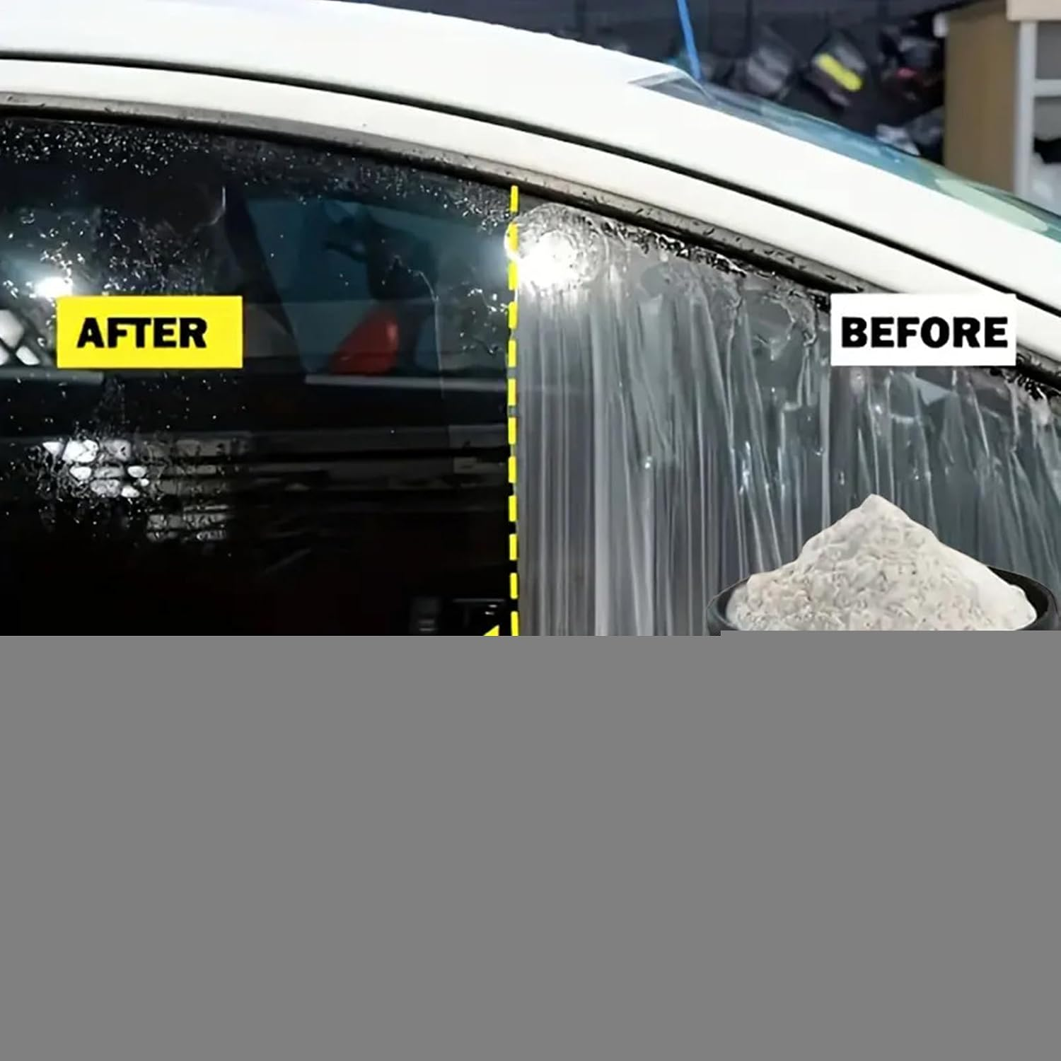 Glass Repair Powder,85Ml Car Headlight Oil Film Polish Powder - High Performance Cleaner Automotive Detailing Supplies for Truck Windshield SUV RV Restoration image number 2