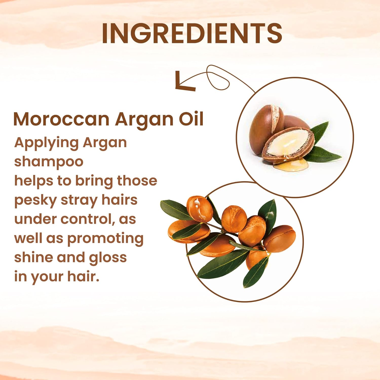 TRUNEXT MOROCCAN ARGAN OIL 200ML +ARGAN SHAMPOO 300ML- HAIR COMBO, HAIR CARE ROUTINE, HAIR SET, HAIR KIT image number 3