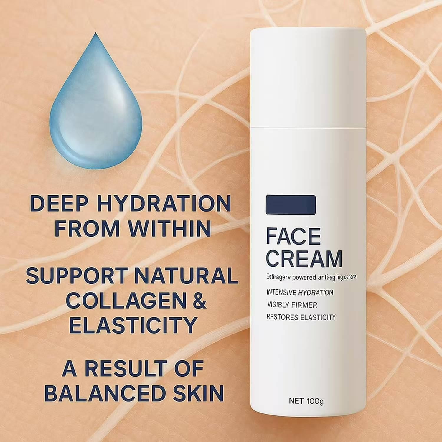 Estrogen-Powered Anti-Aging Cream,Facial Hydrating Cream, Intensive Hydrating to Firm,For Sensitive Dry Oily Mature Skin Women Men