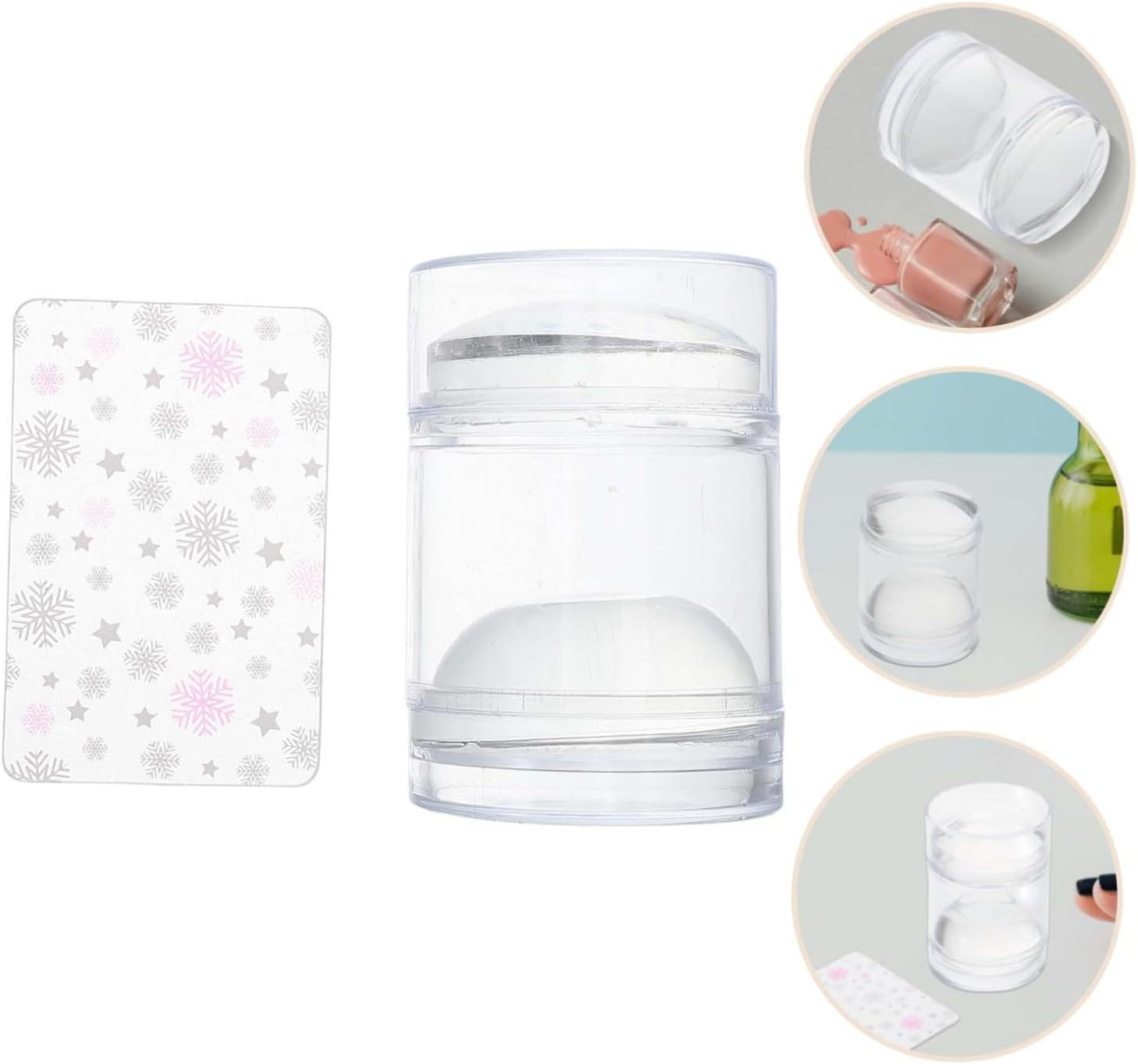 ARTSEWPLY Nail Art Stamper Set Diy Manicure Kit Butterfly Pattern Plate Precision Nail Art Tools for Home Use image number 4