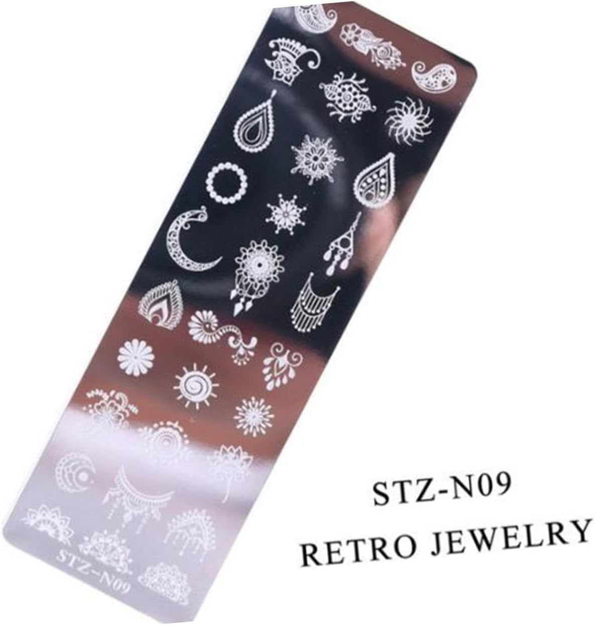 WOFASHPURET 5Pcs Nail Art Stamping Plates Floral Butterfly Nail Stamp Templates Diy Art Decoration Accessories for Women Manicure Kits image number 3