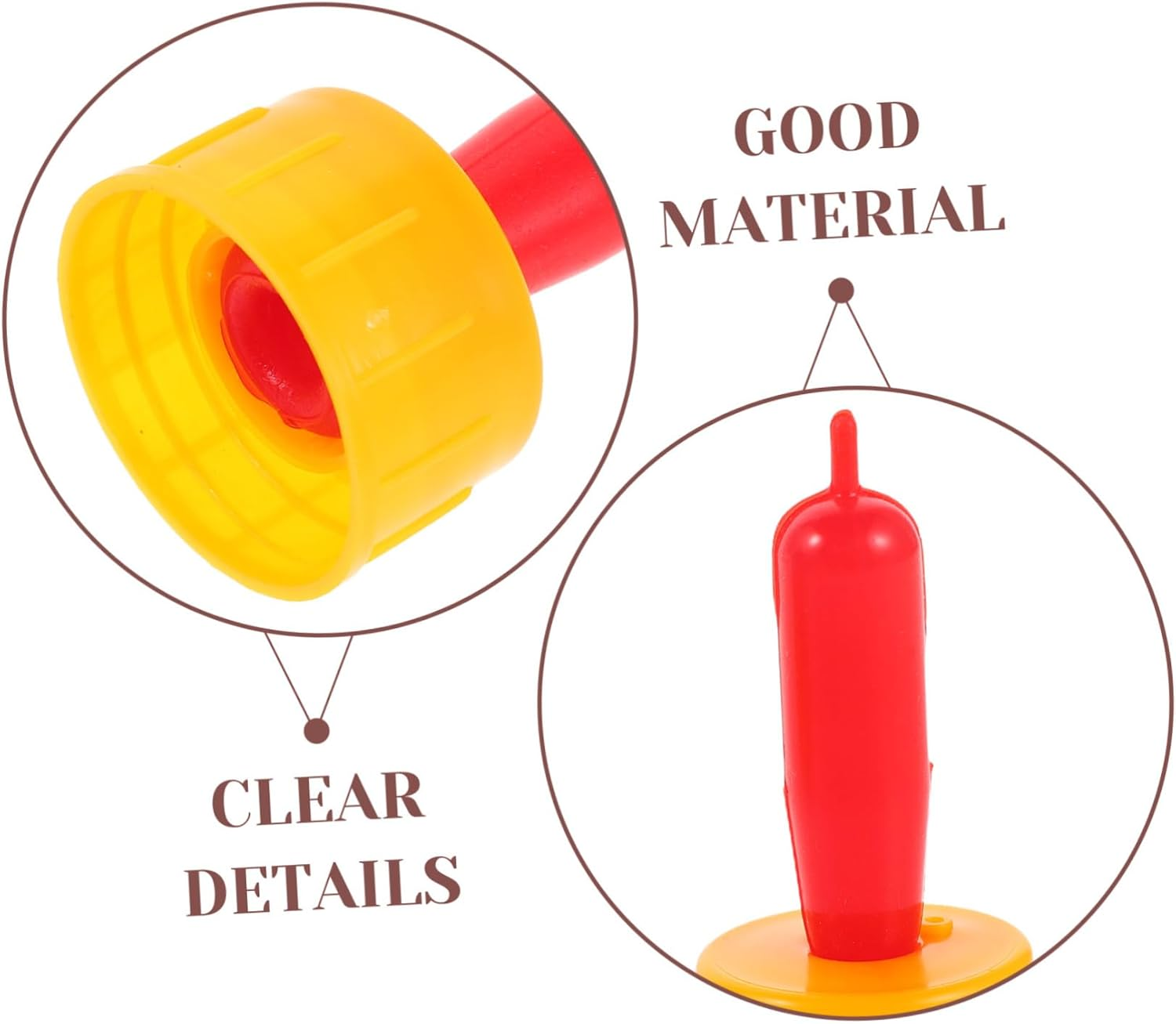 Kisangel 30Pcs Soft Silicone Goat Nipples for Feeding Goats and Lambs Small Animal Milk Drink Pacifiers Compatible with Multiple Bottles Safe Nursing Teats for Calves and Mammals image number 6