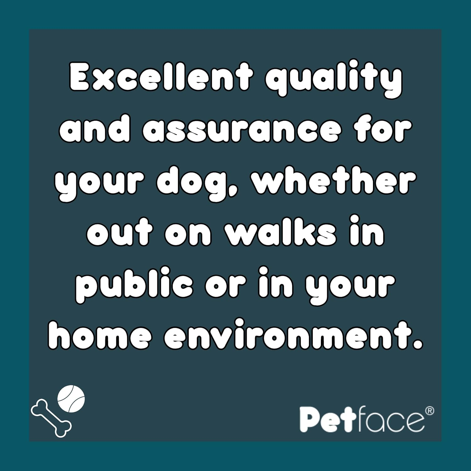 Petface Herringbone Leather Dog Collar, Small image number 2