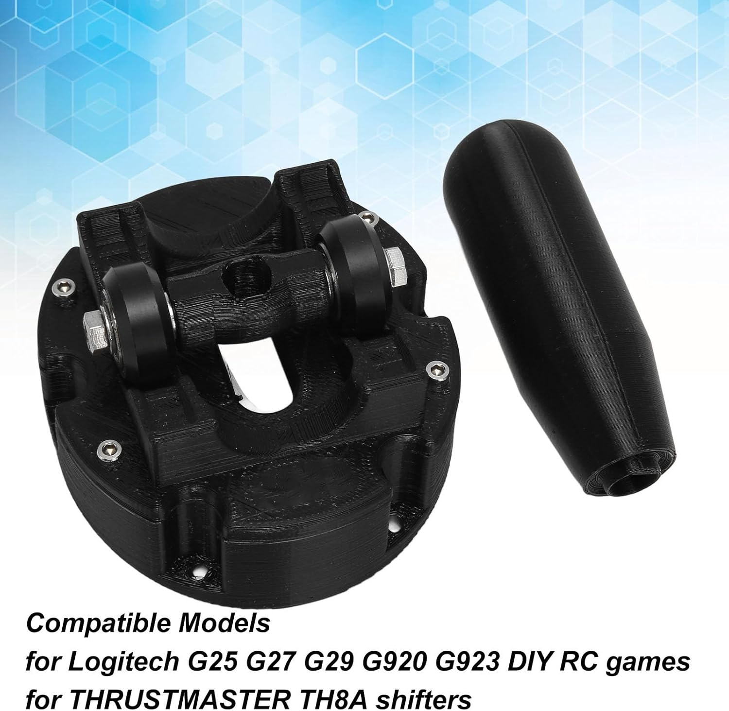 Modified Sequential Shifter Mod for G25 G27 G29 G920 G923 with TH8A Shifters, USB SIM Gear Shifter Knob Adapter, Enhance Racing Game Joy image number 1